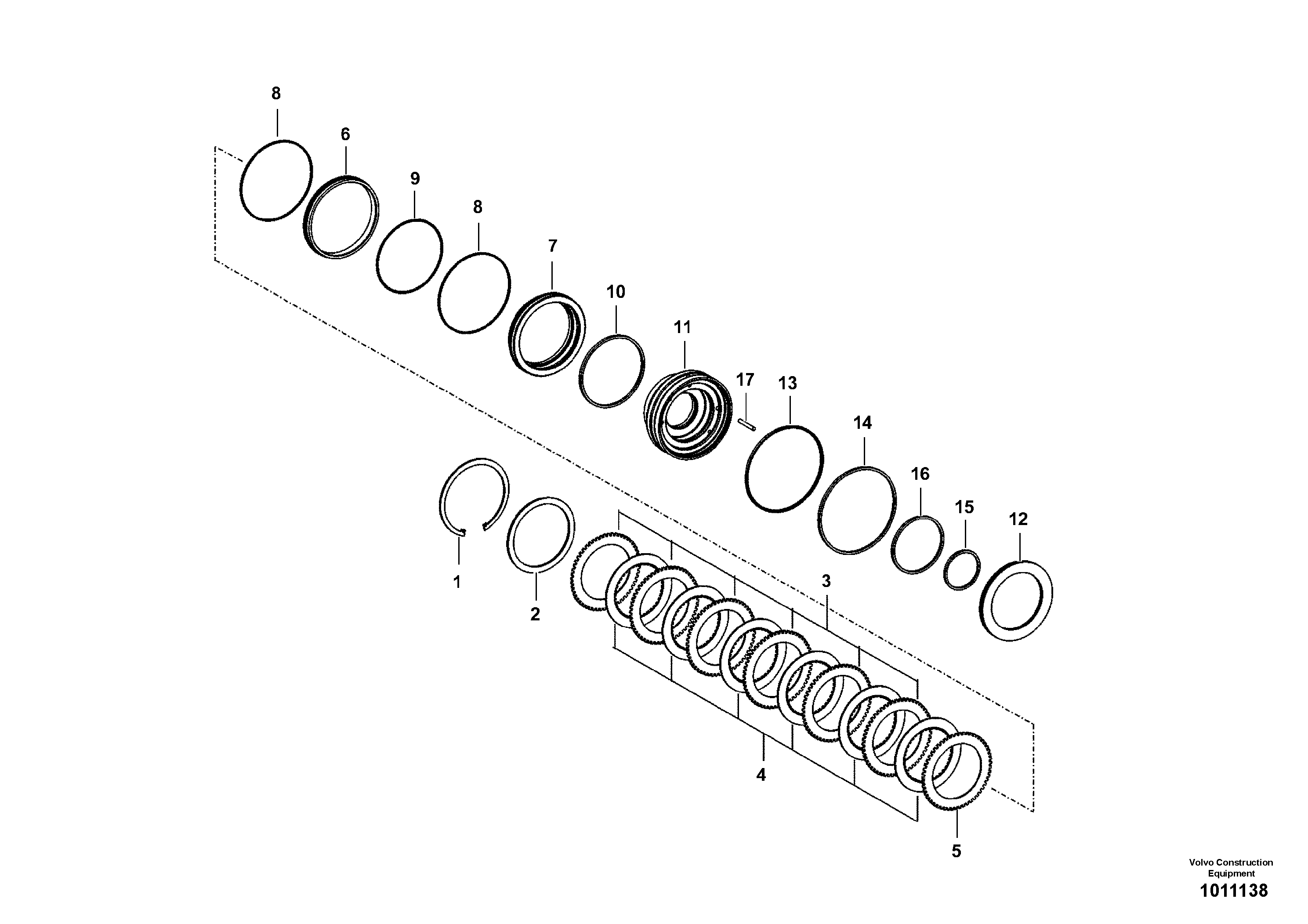 Clutch Plate SA8220-11900 VOLVO
