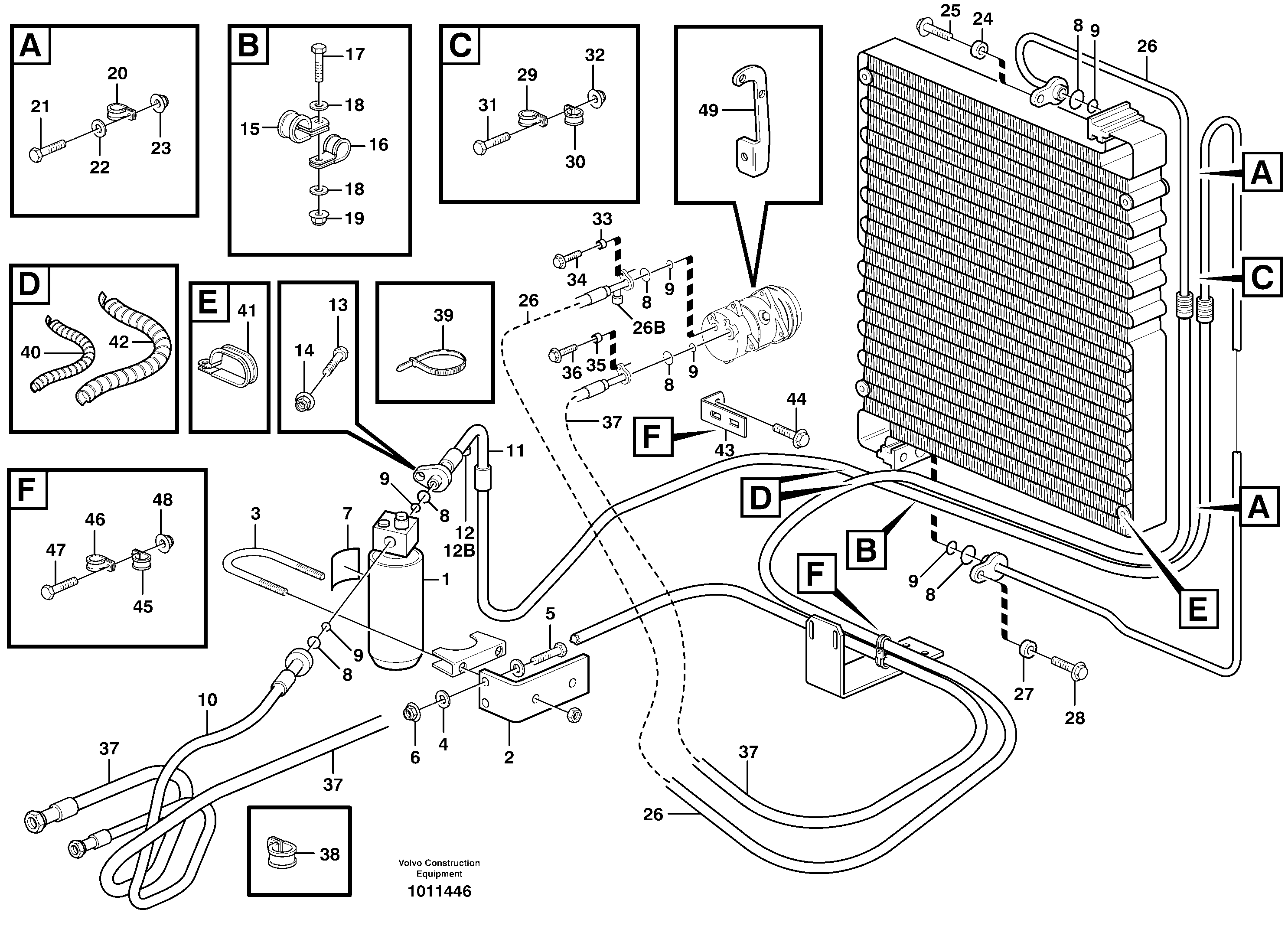 Timing gear casing VOE11435989 VOLVO