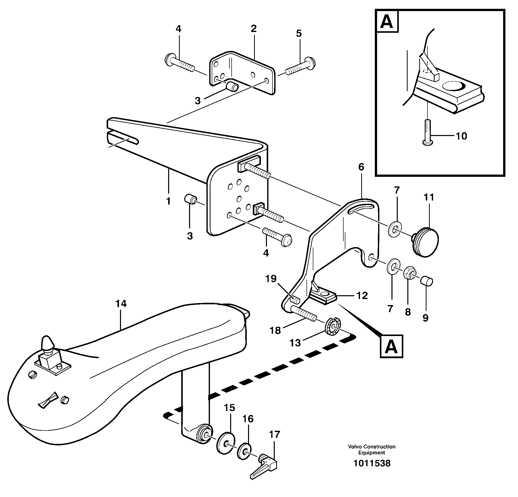 Engine heater VOE969436 VOLVO