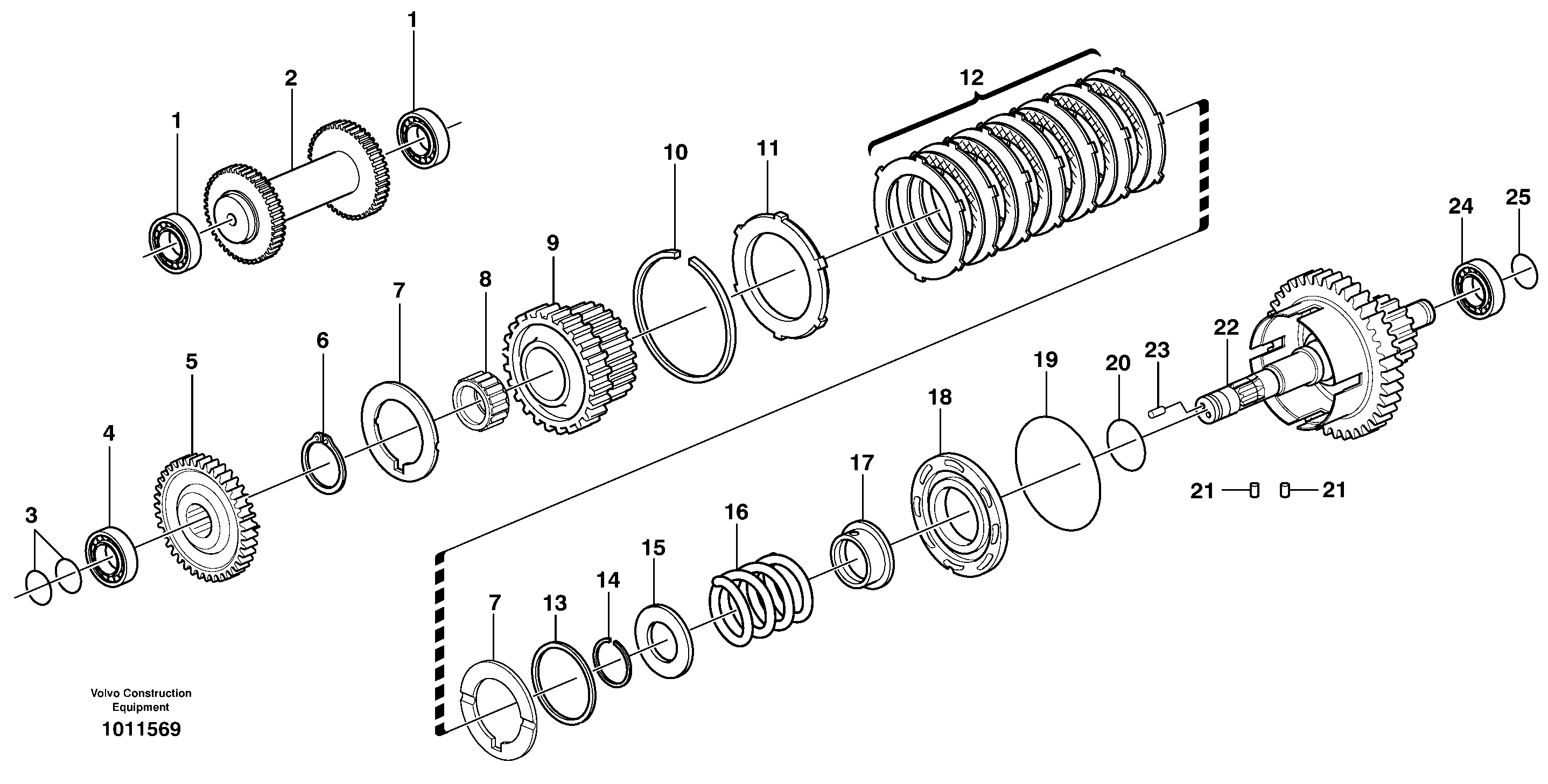 Bellcrank VOE11712959 VOLVO