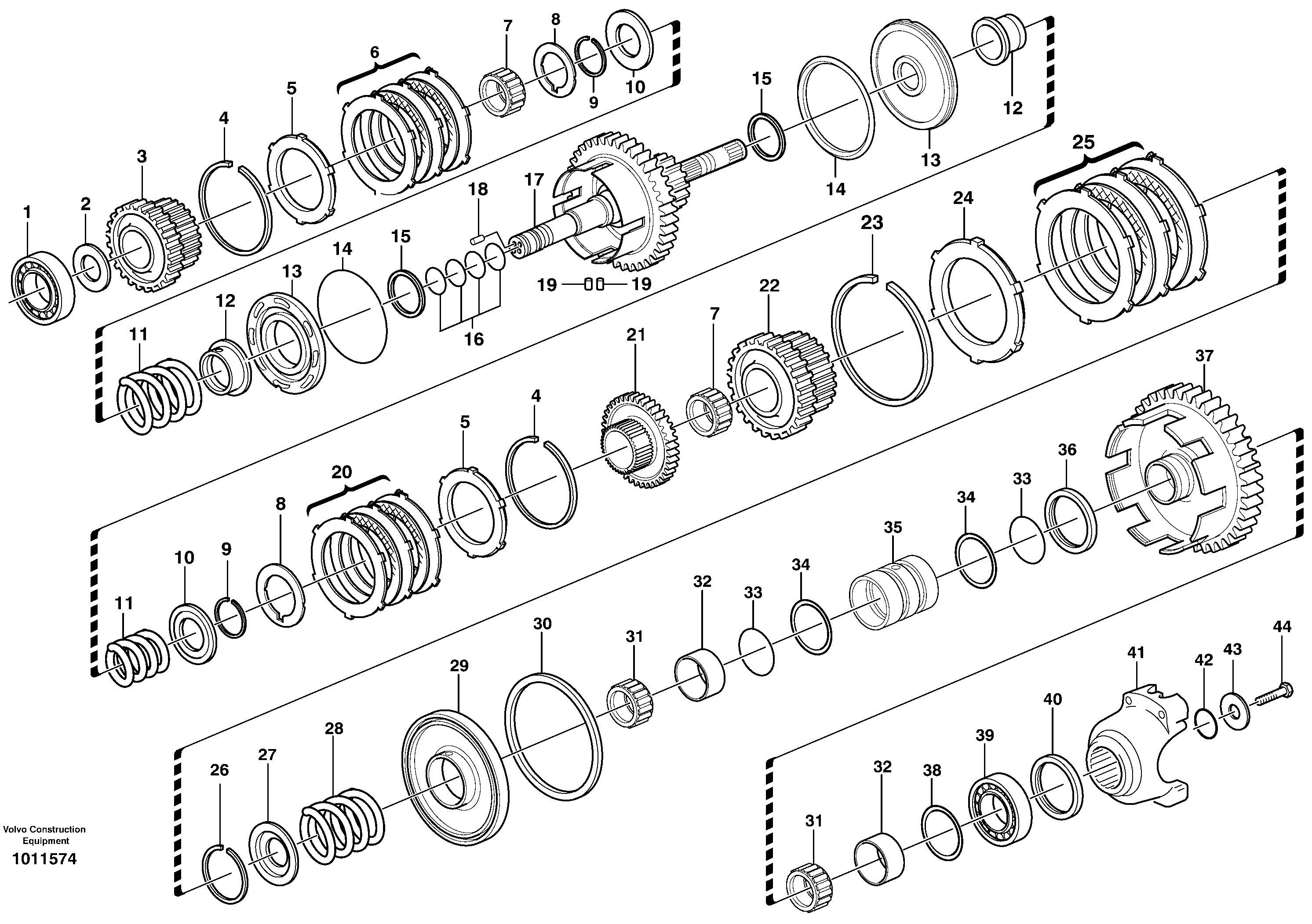 Rubber Clamp VOE11712975 VOLVO
