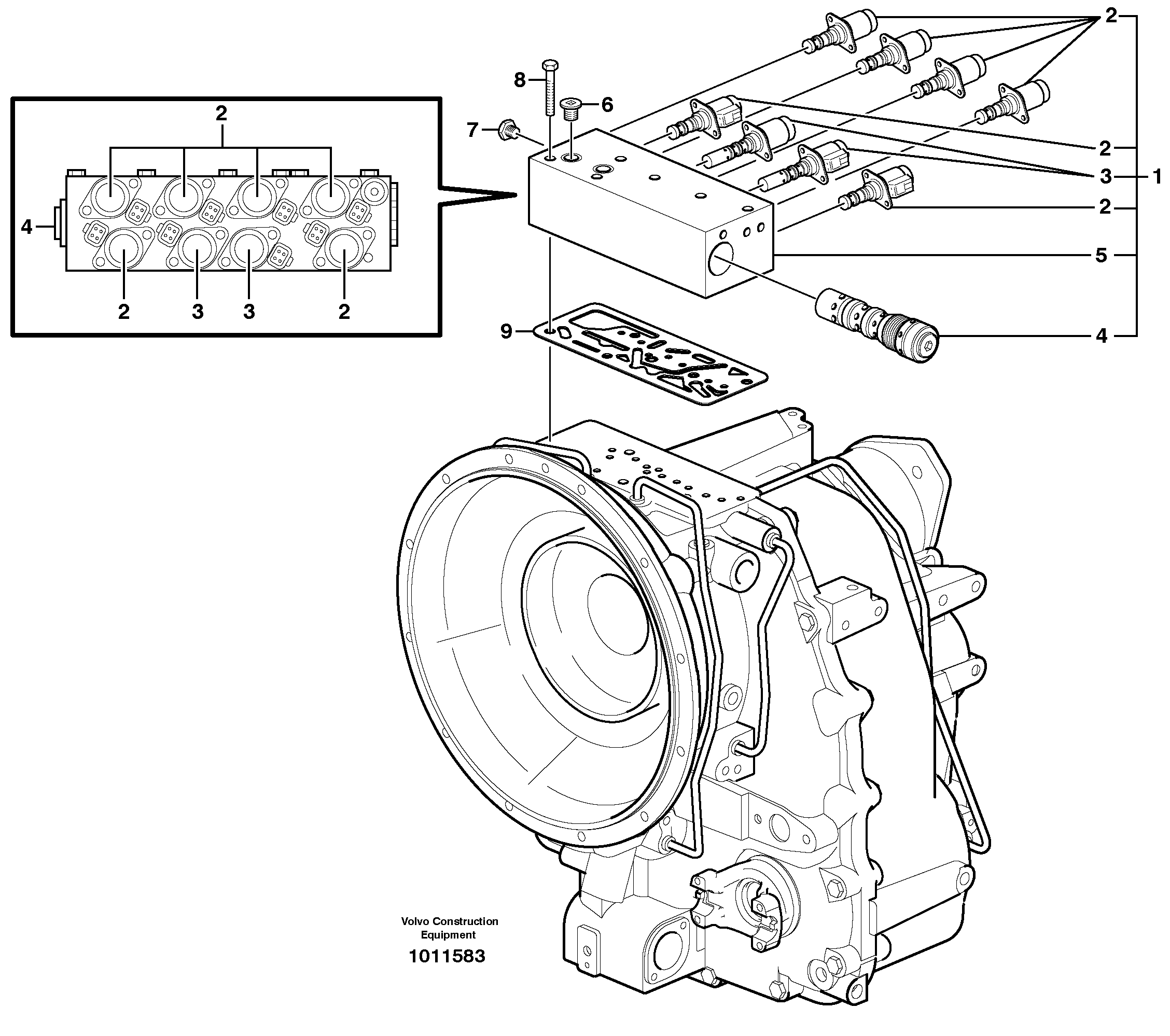 For upper engine part VOE11713005 VOLVO
