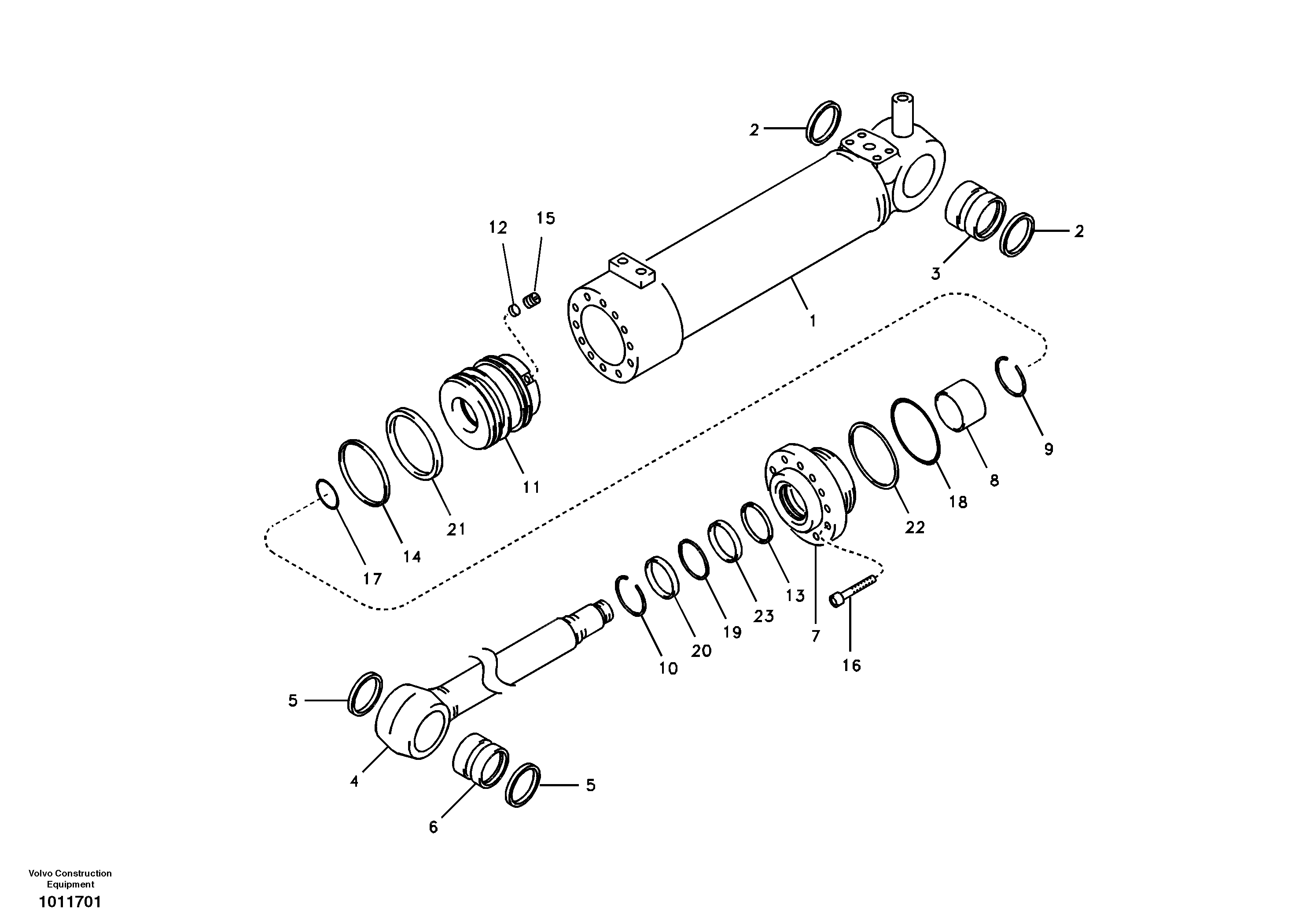 Rubber Clamp VOE14519409 VOLVO