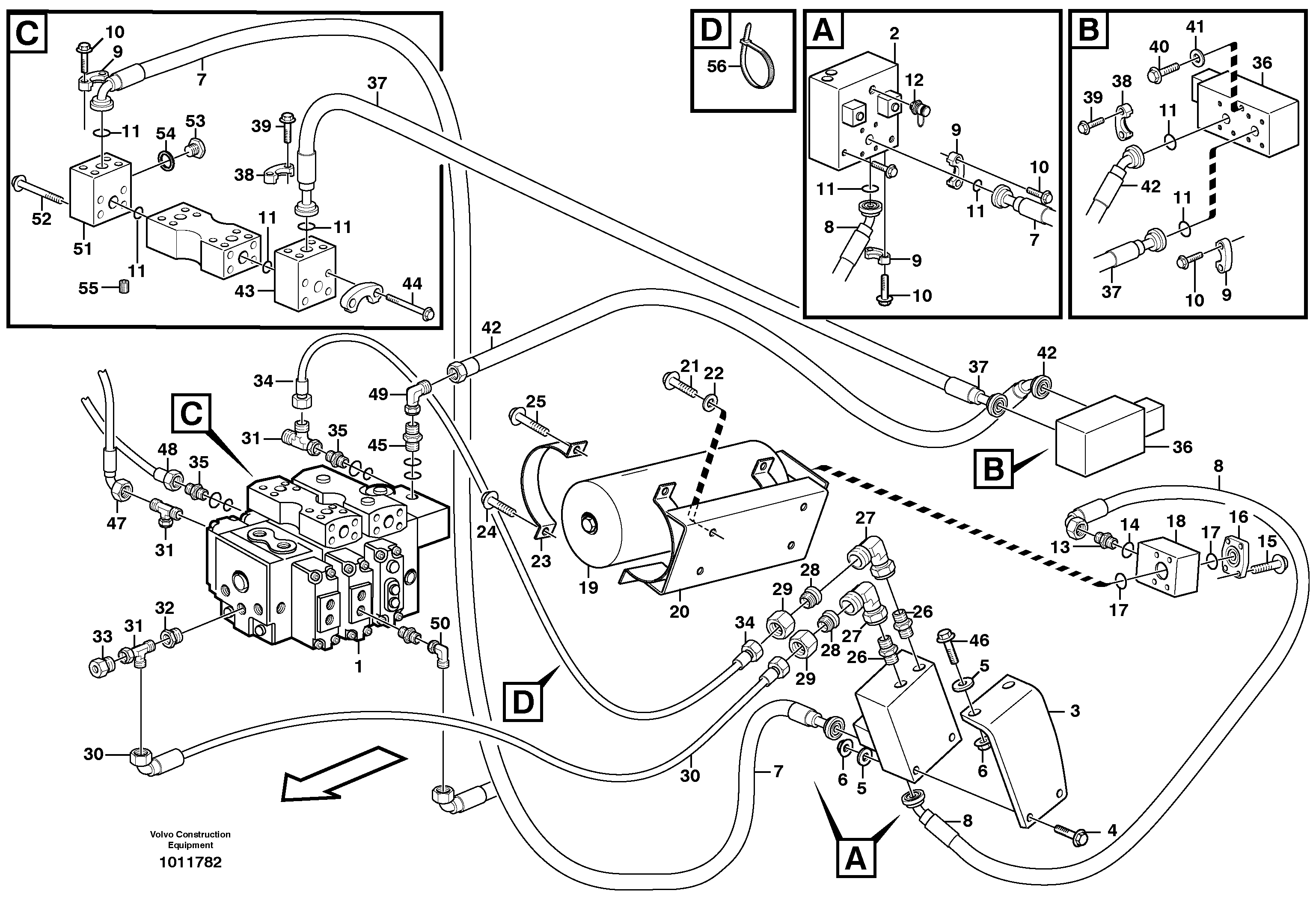 Timing gear casing VOE11147754 VOLVO