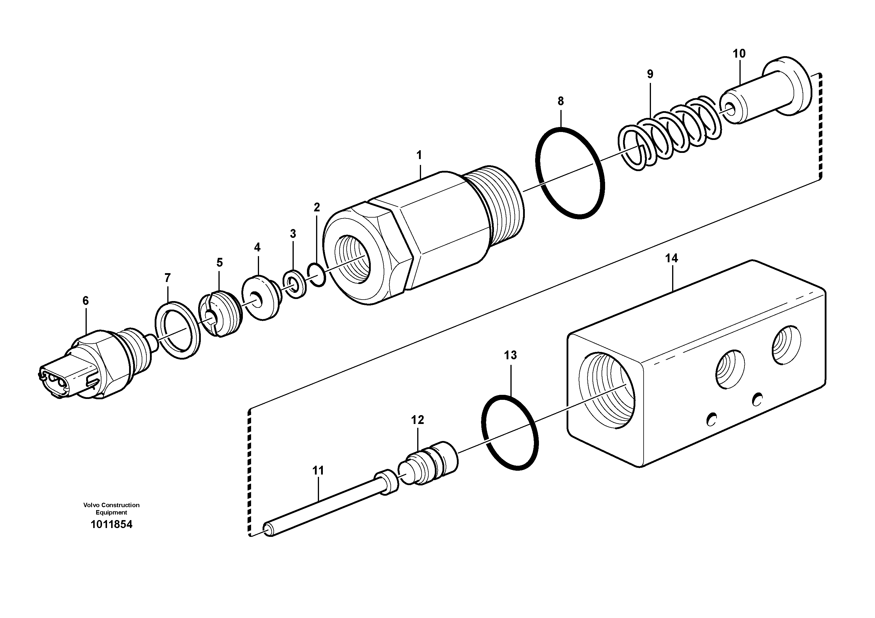 Frame, Centre VOE11445059 VOLVO