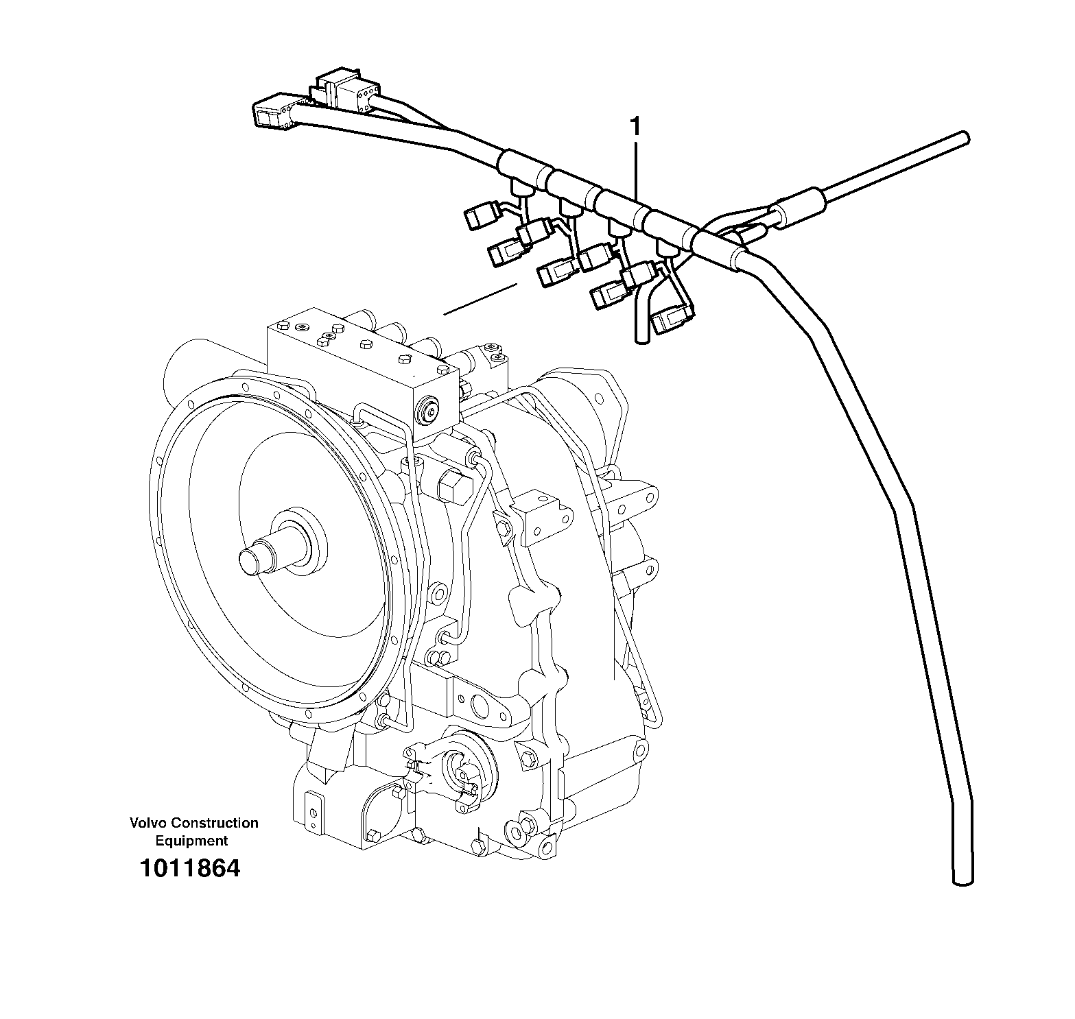 Wire harness VOE11885622 VOLVO