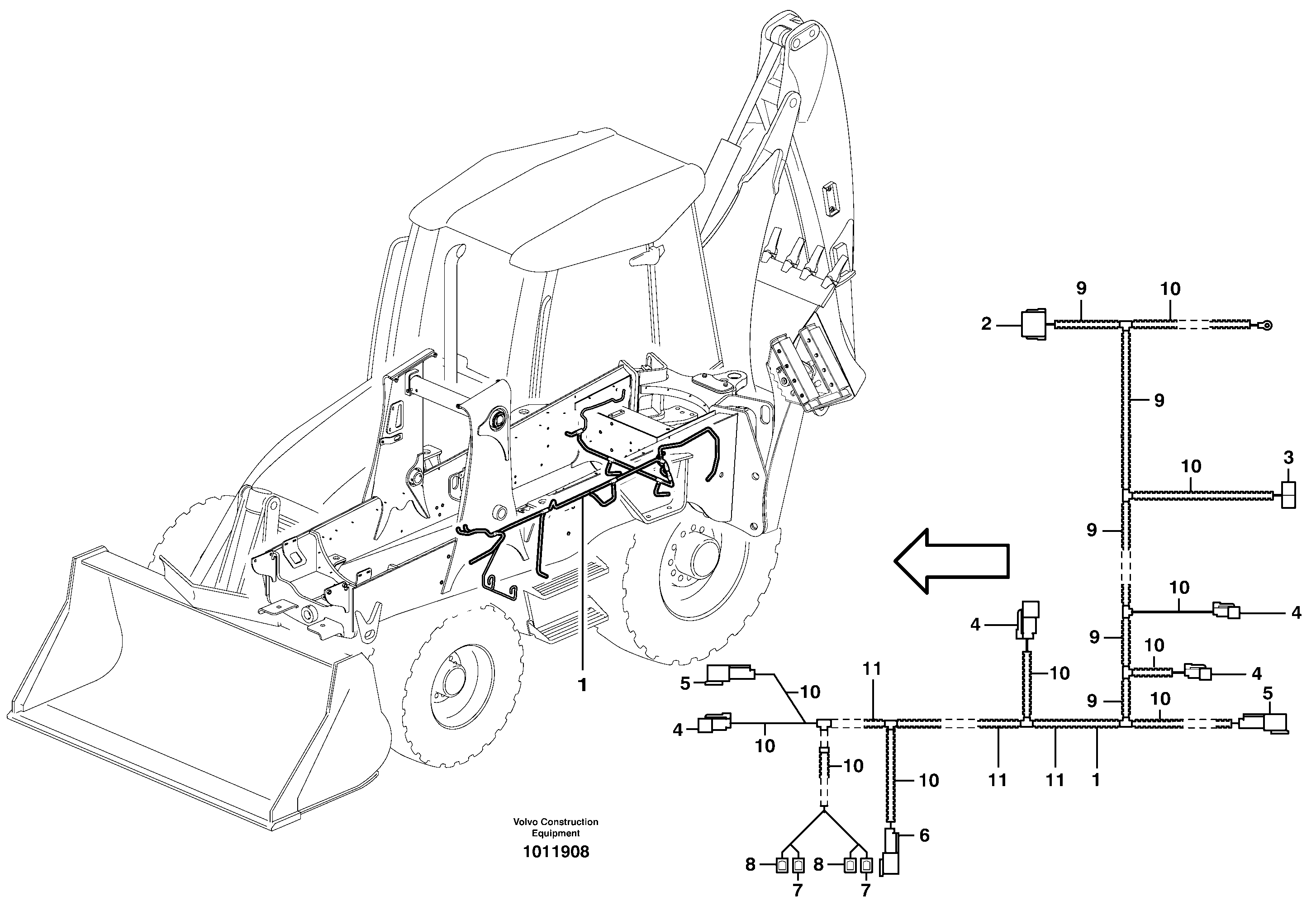 Housing Washer VOE11709787 VOLVO