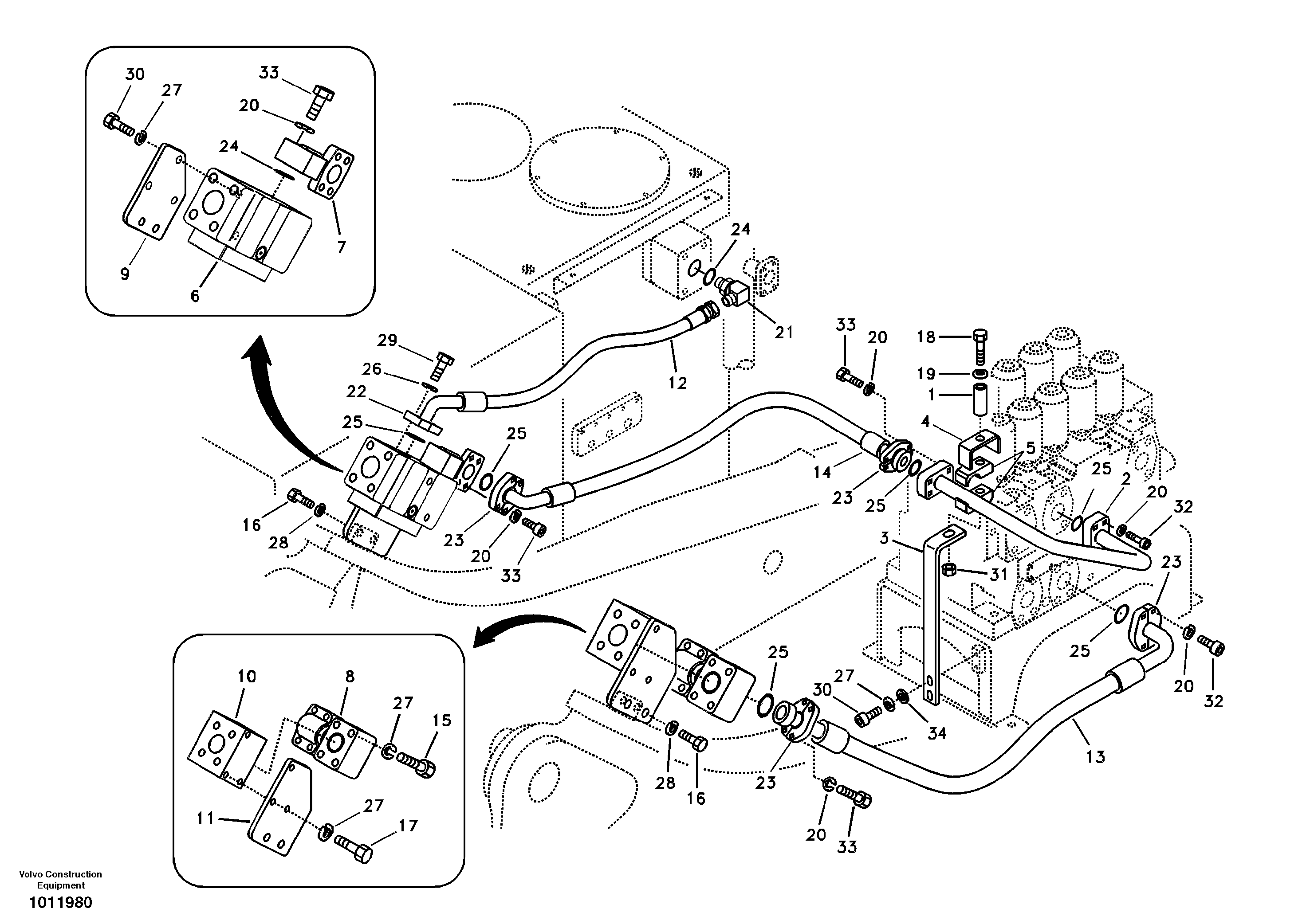 Bracket RM/VOE14514475 VOLVO