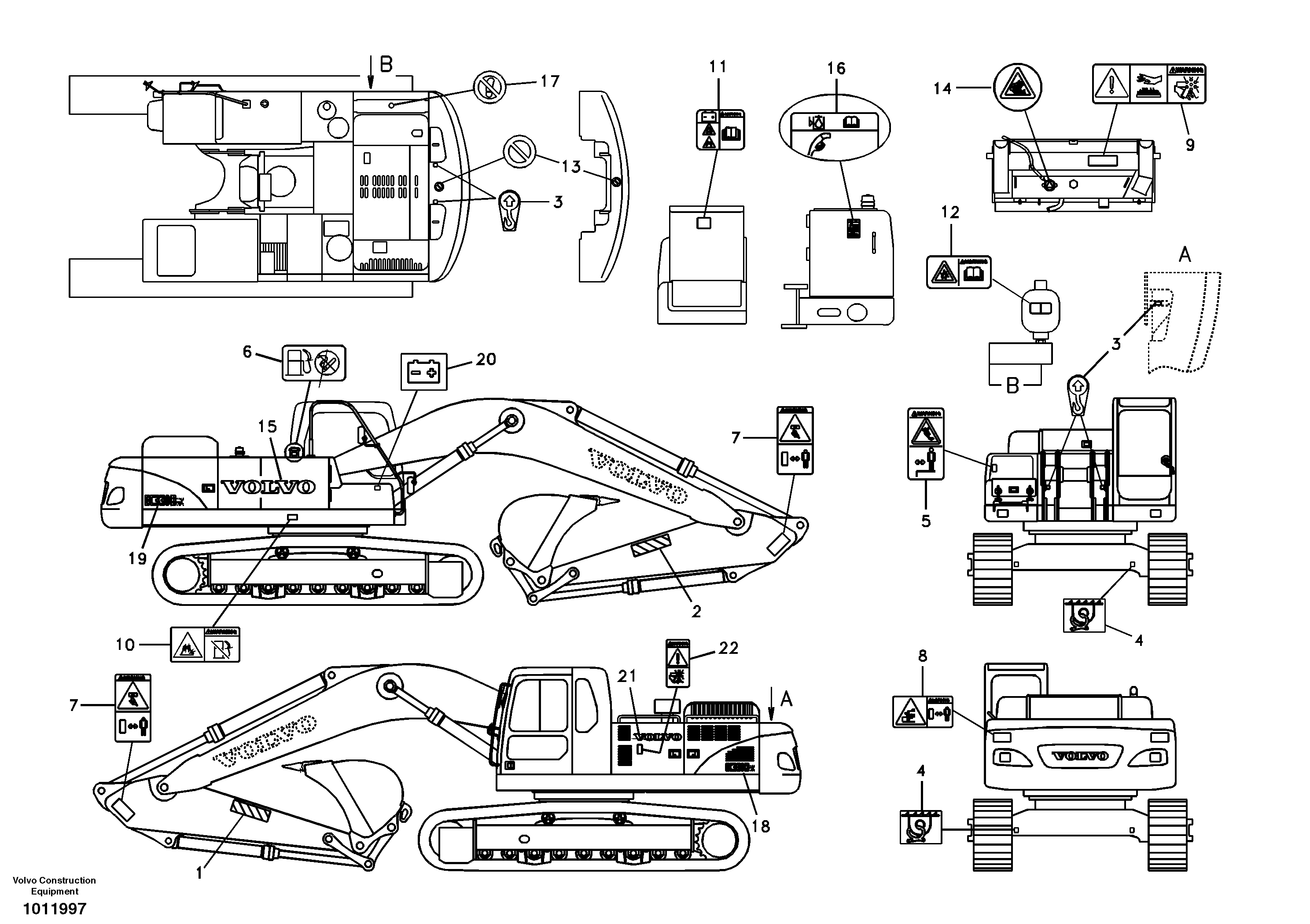 Decal VOE14513989 VOLVO