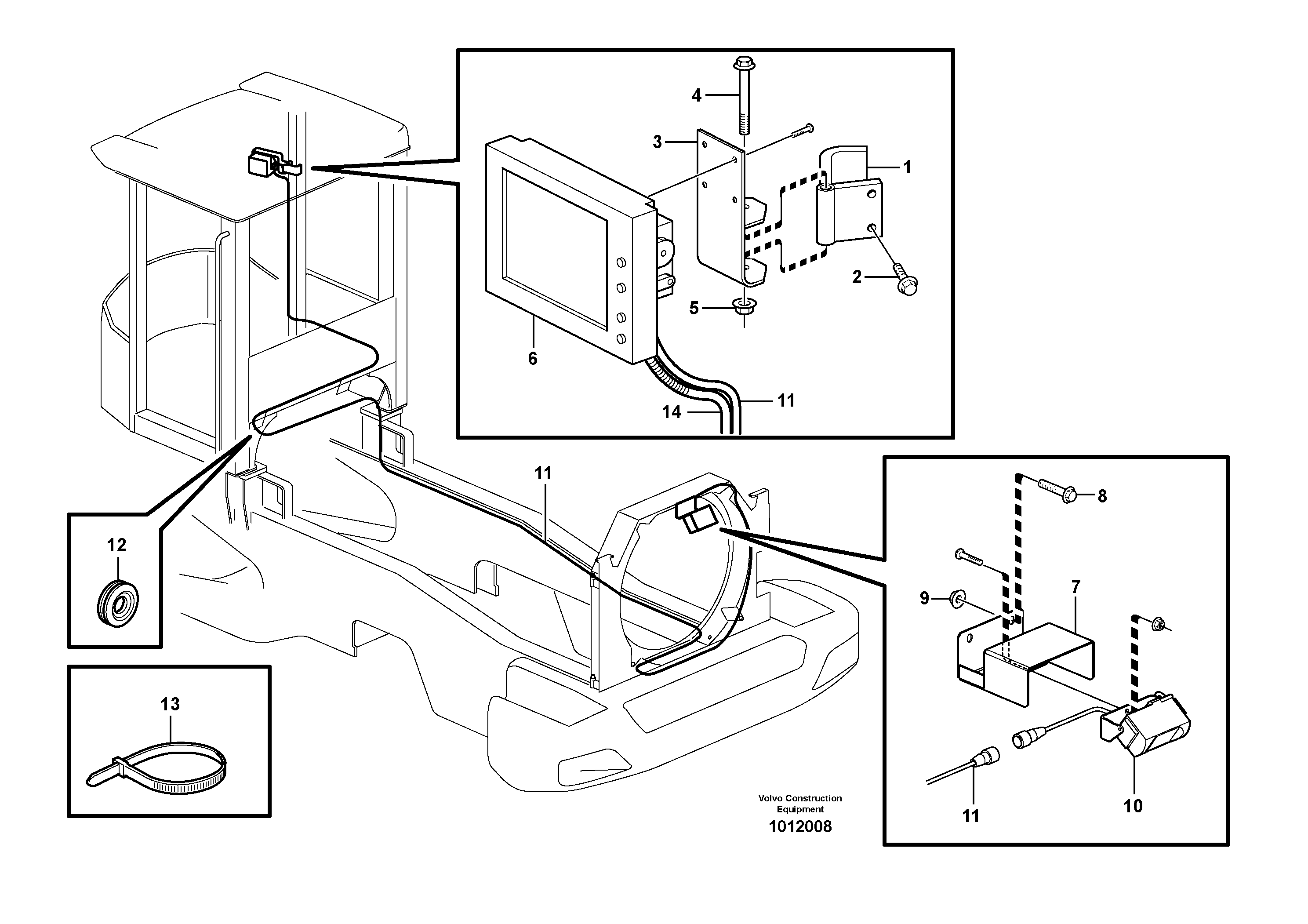 Heating Pipe VOE11171039 VOLVO