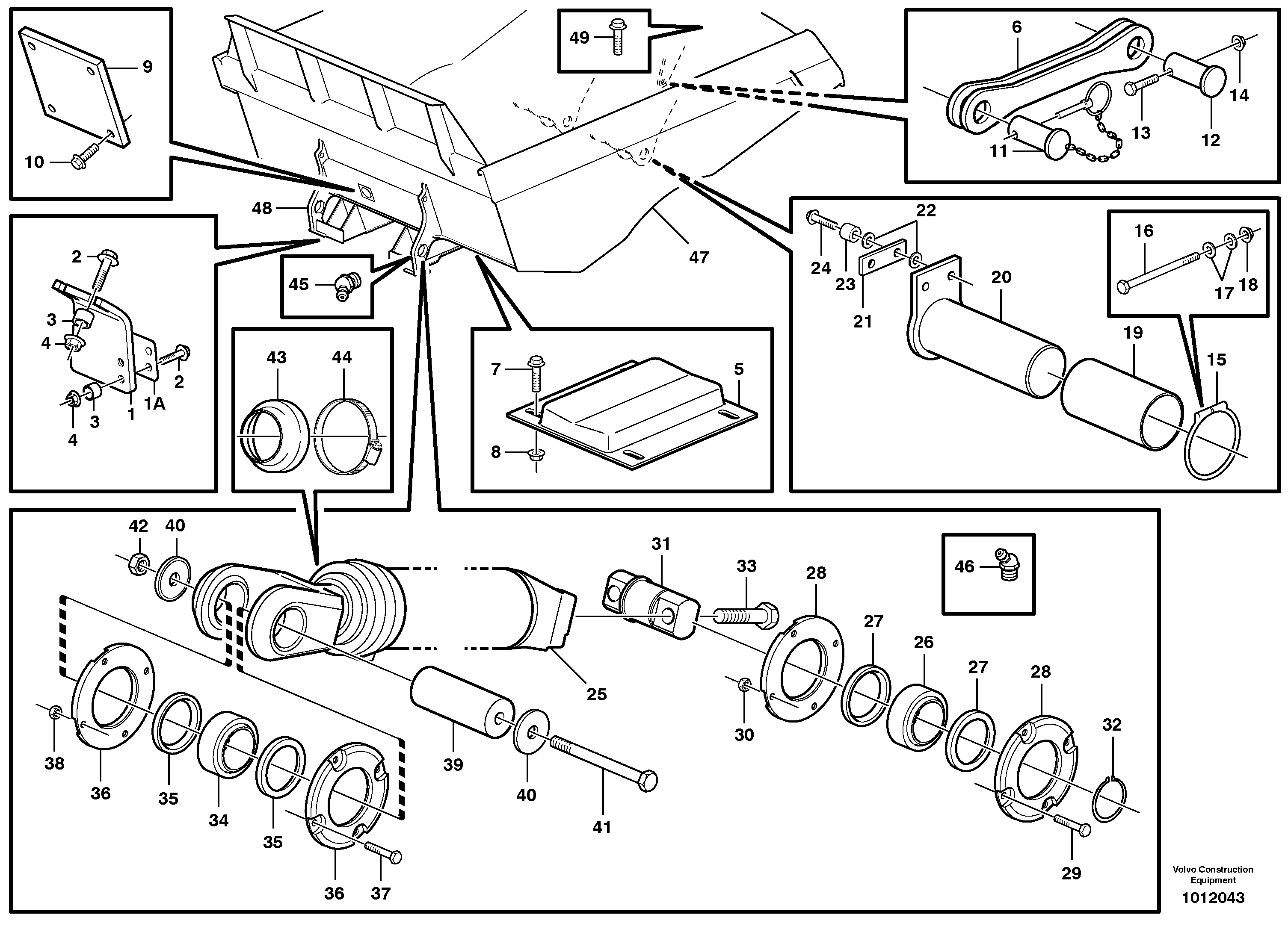 Ring retainer VOE11054904 VOLVO