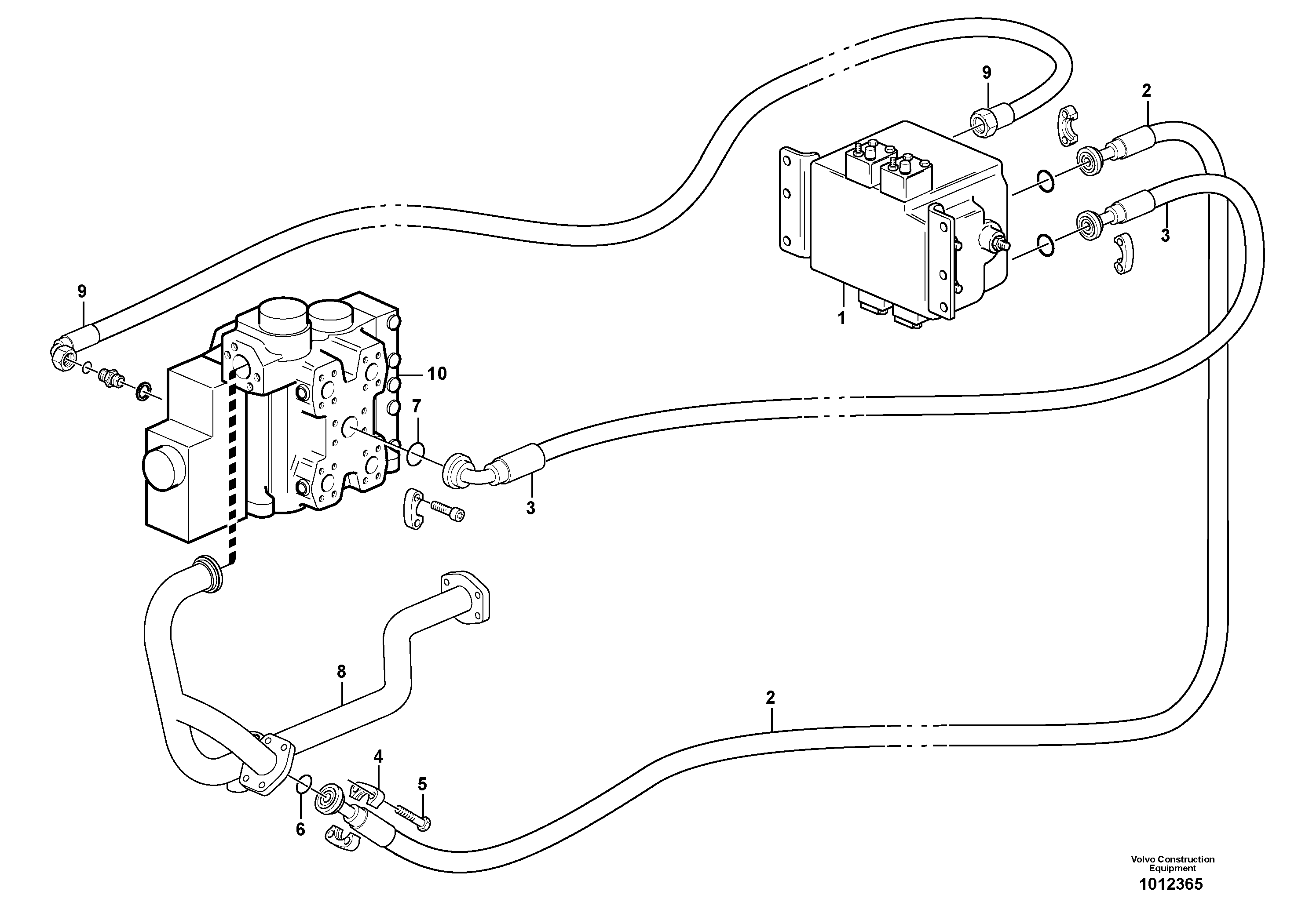 Timing gear casing VOE936076 VOLVO