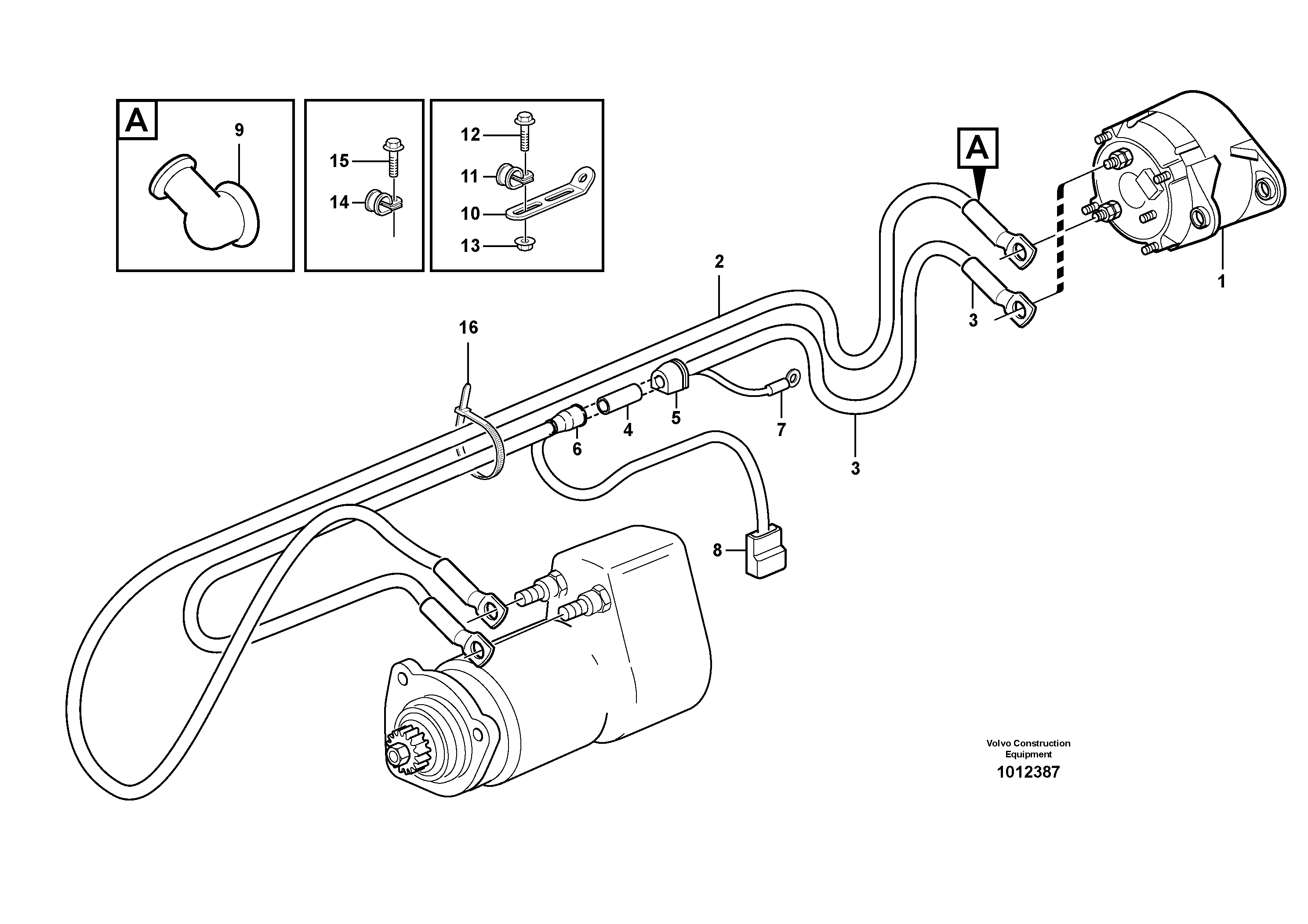 Seat frame VOE965571 VOLVO