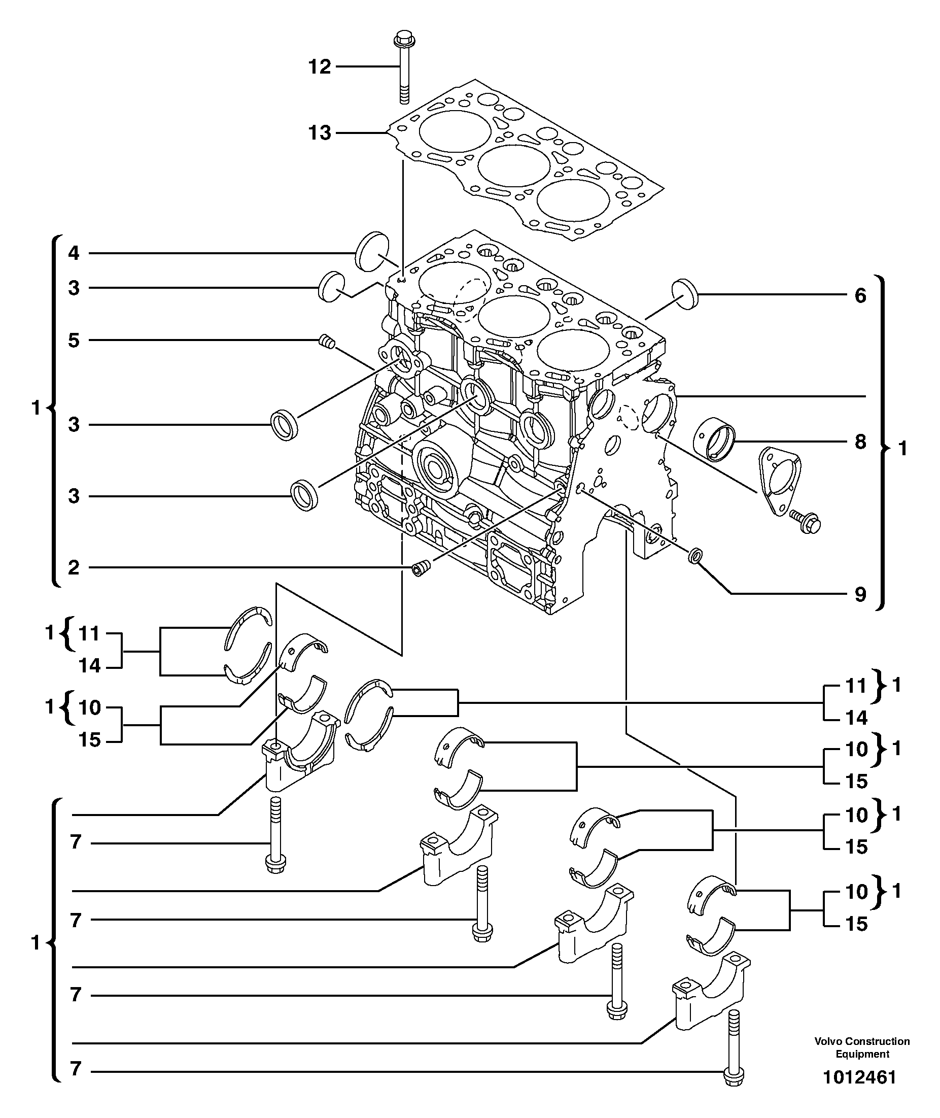 Oscill. axle free VOE11713331 VOLVO