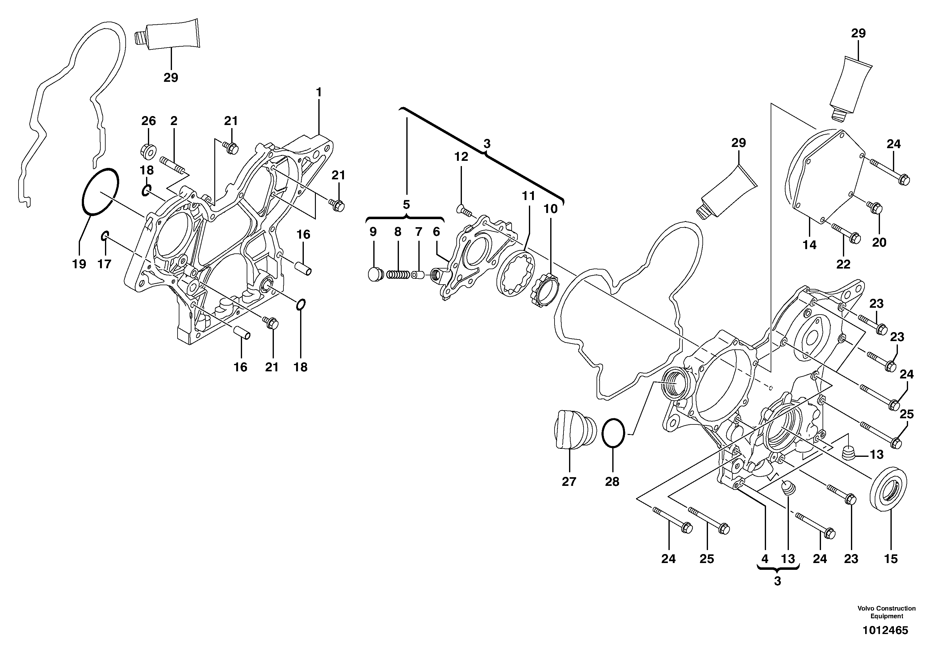 Bearing Spindle VOE11713359 VOLVO