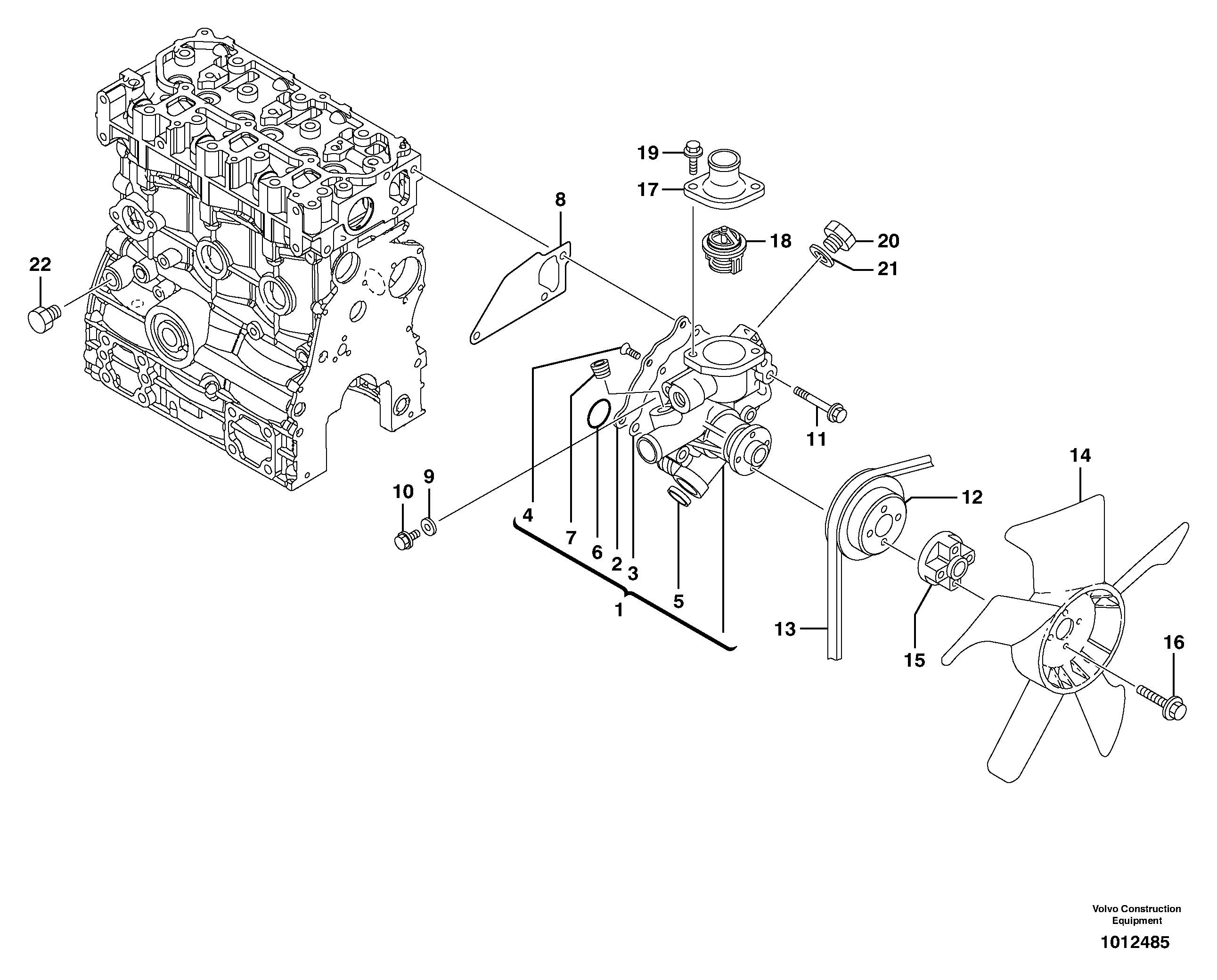 For upper engine part VOE11713446 VOLVO
