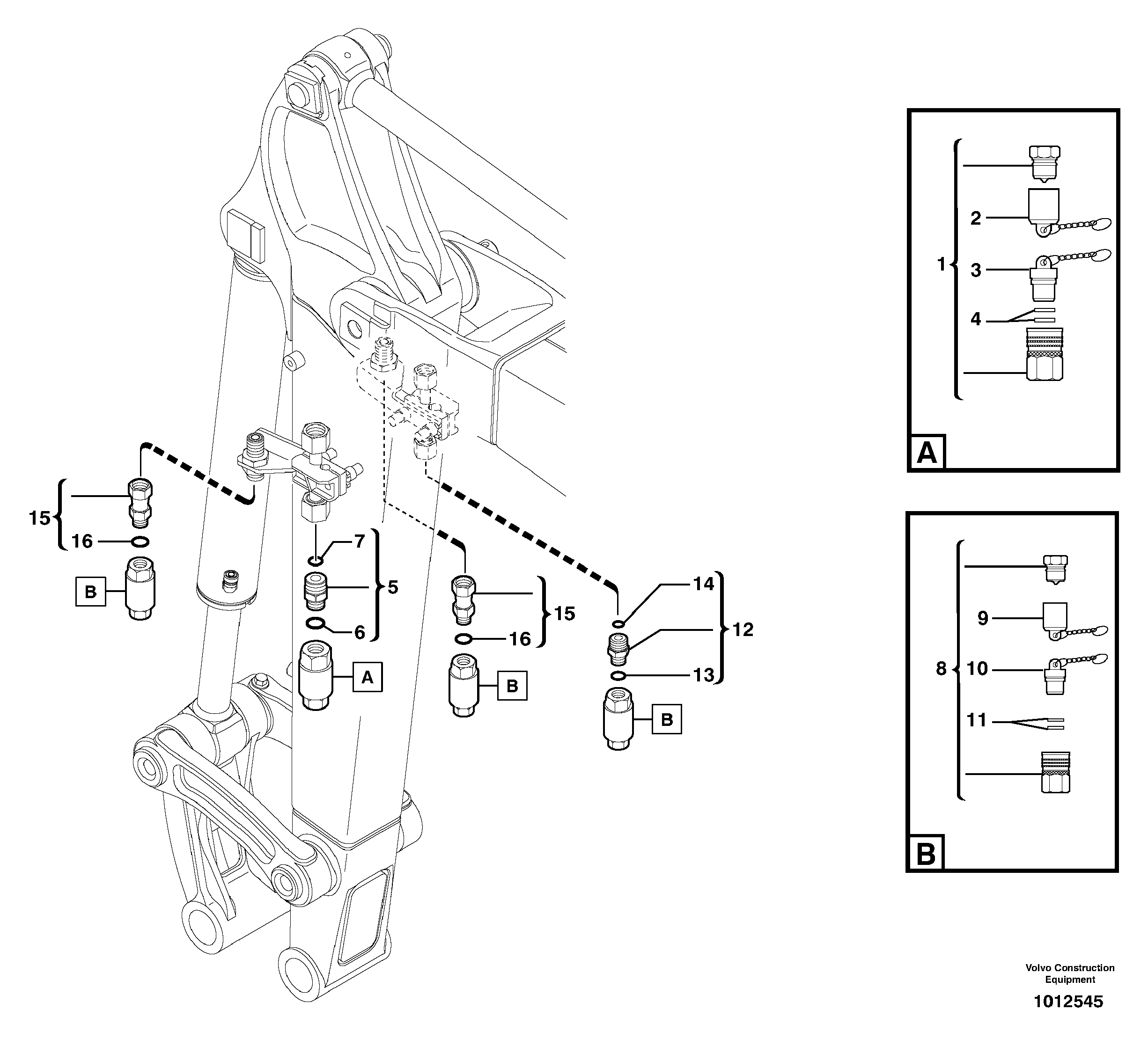 Quick Coupling VOE11804074 VOLVO
