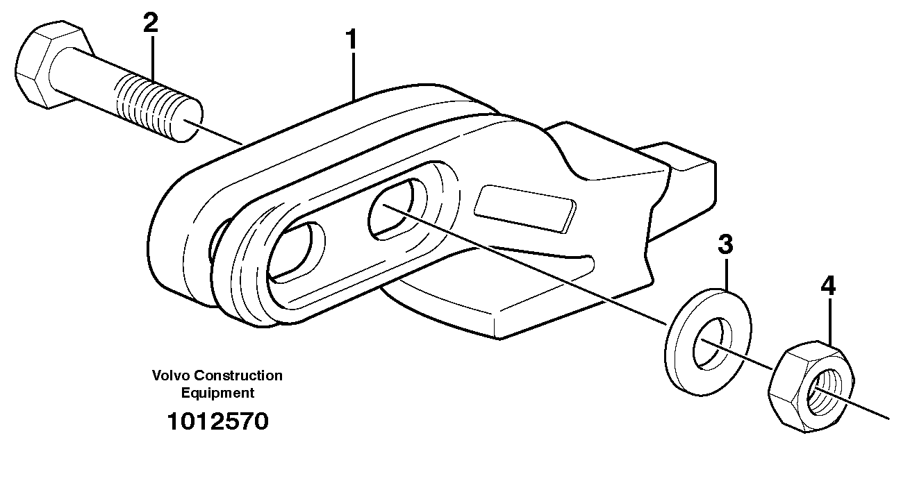 Tilt bearing VOE955906 VOLVO
