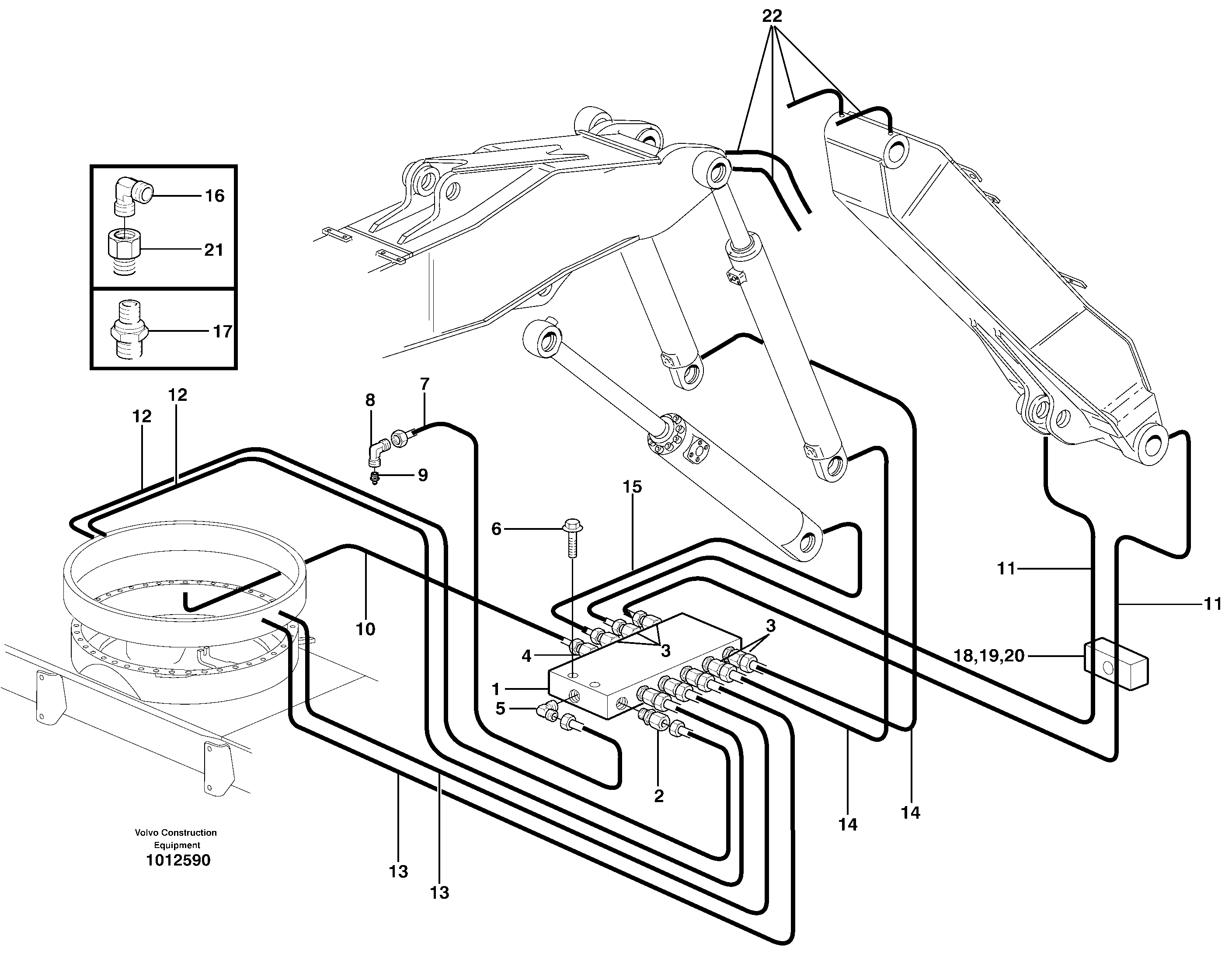 Water pump ger VOE11713341 VOLVO