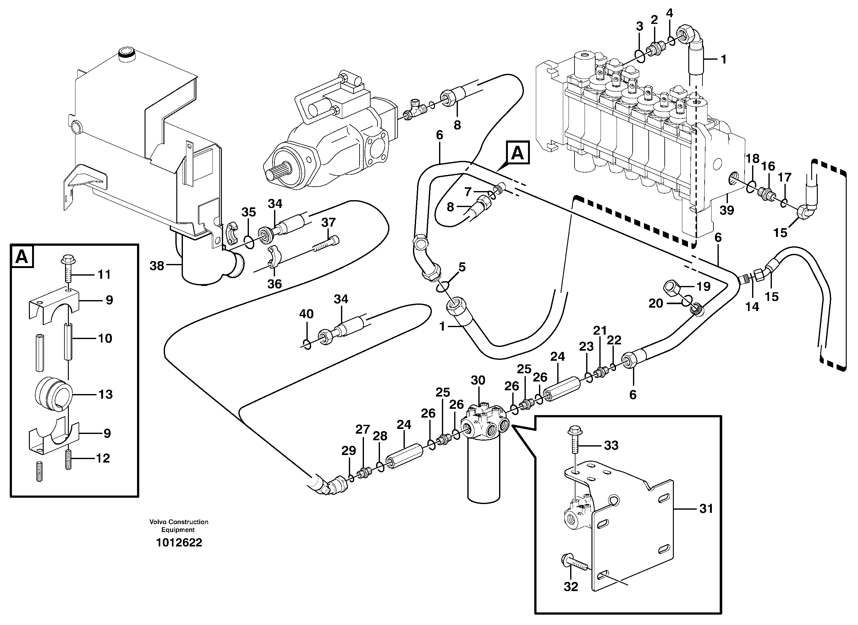 Fuel miser valve VOE11884940 VOLVO