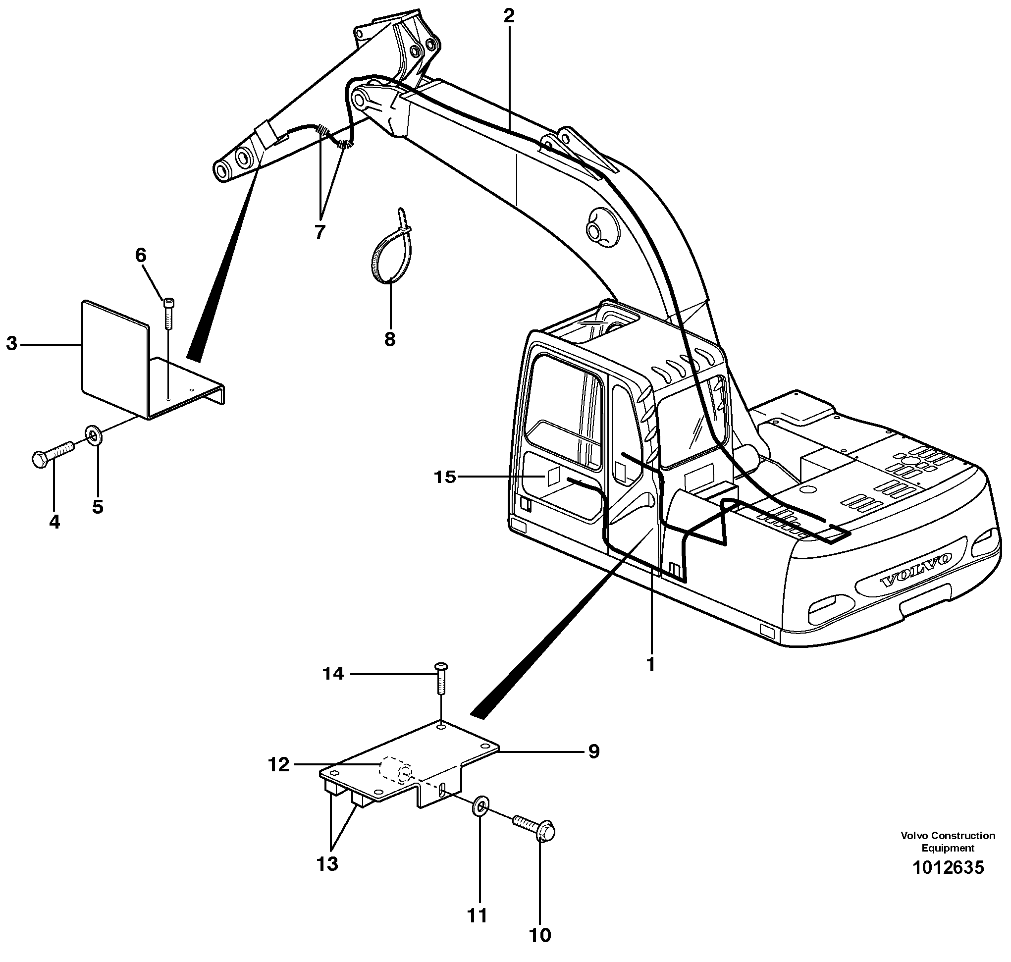 Diode Cable MI/VOE945708 VOLVO