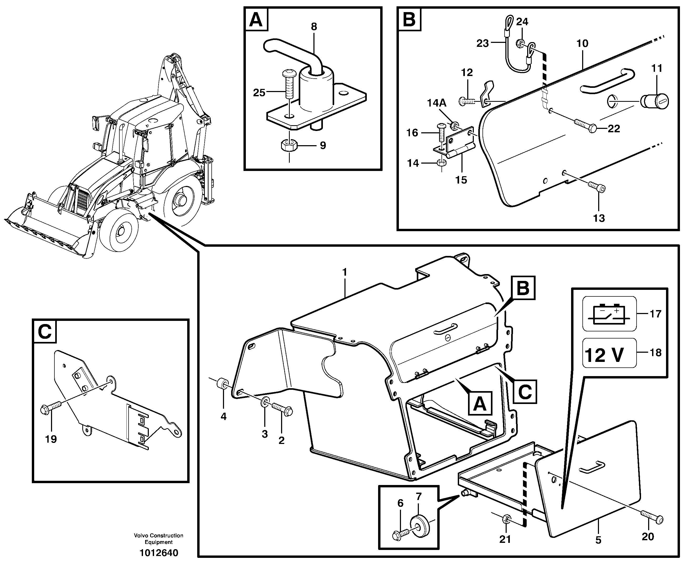 Tool Box VOE11891124 VOLVO