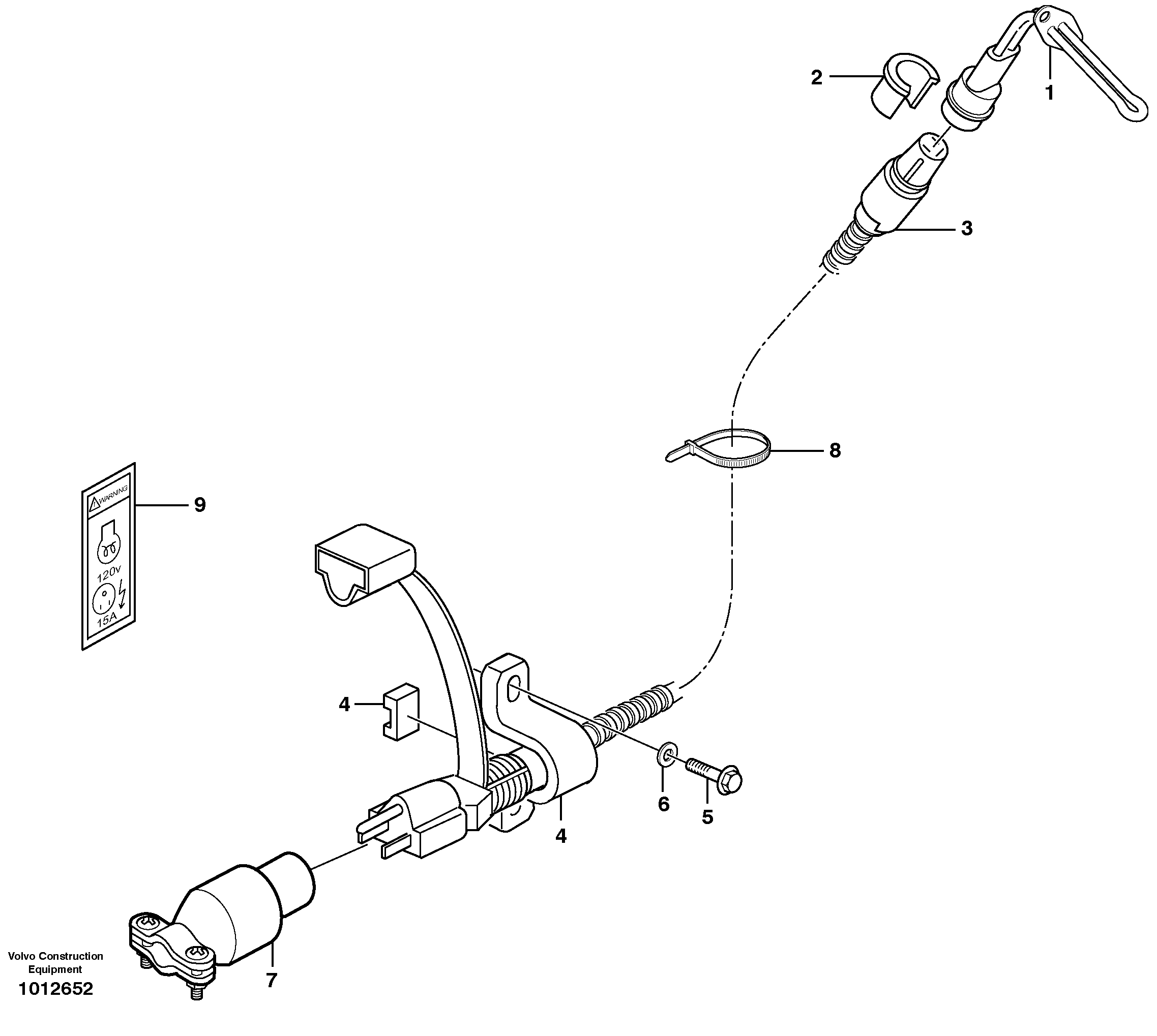 Sensor, position VOE11170082 VOLVO