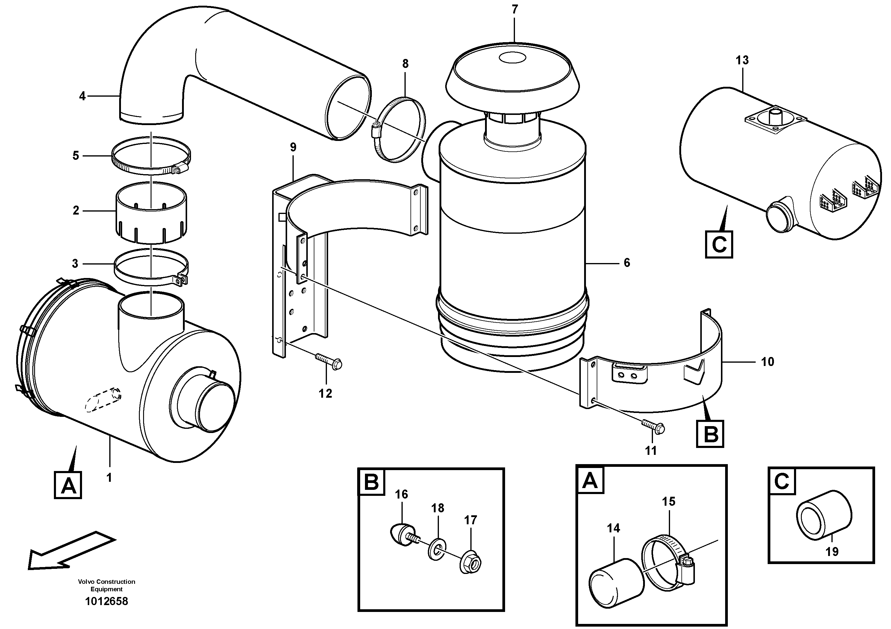 Fuel miser valve VOE11172245 VOLVO