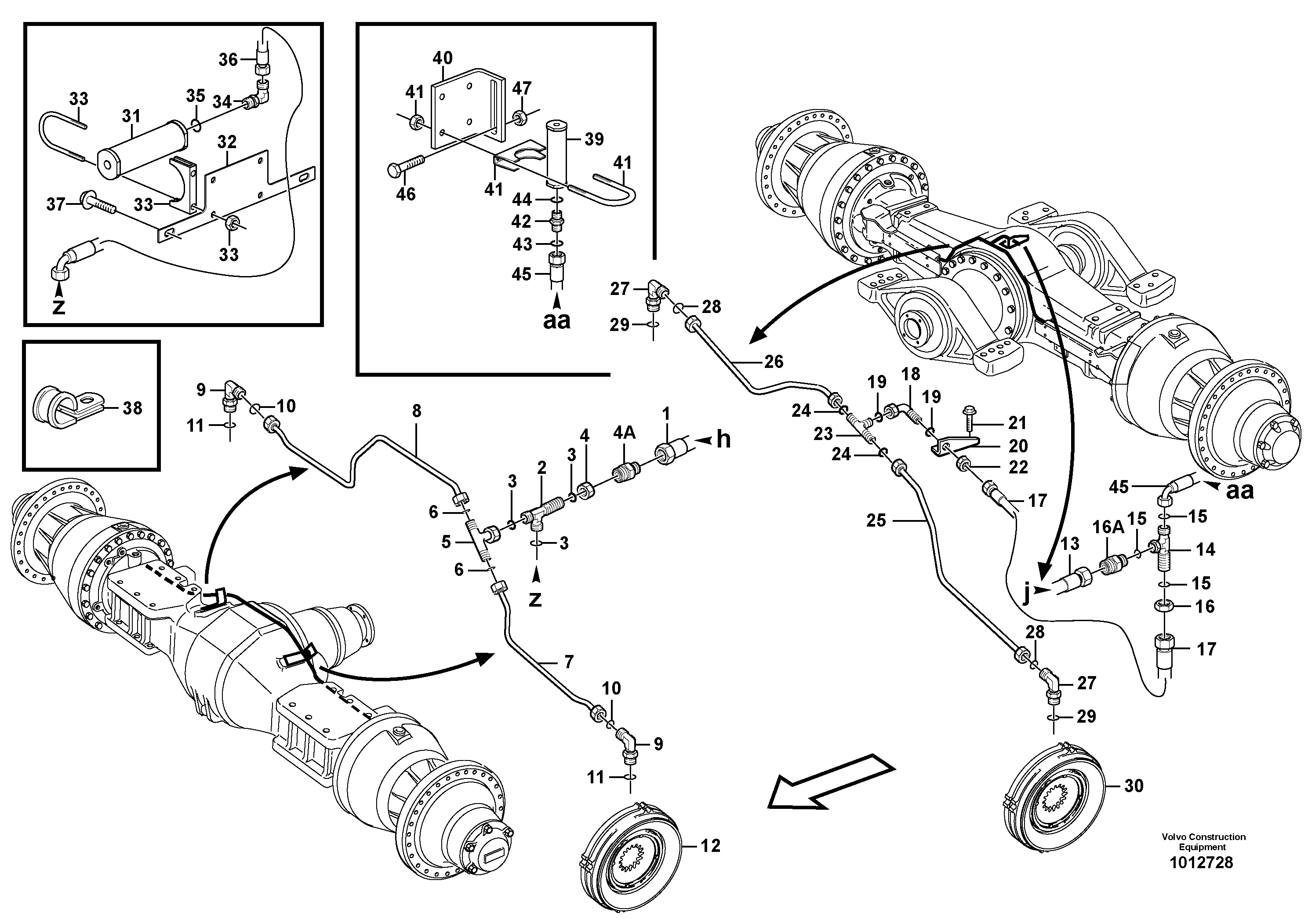 Timing gear casing VOE11173334 VOLVO