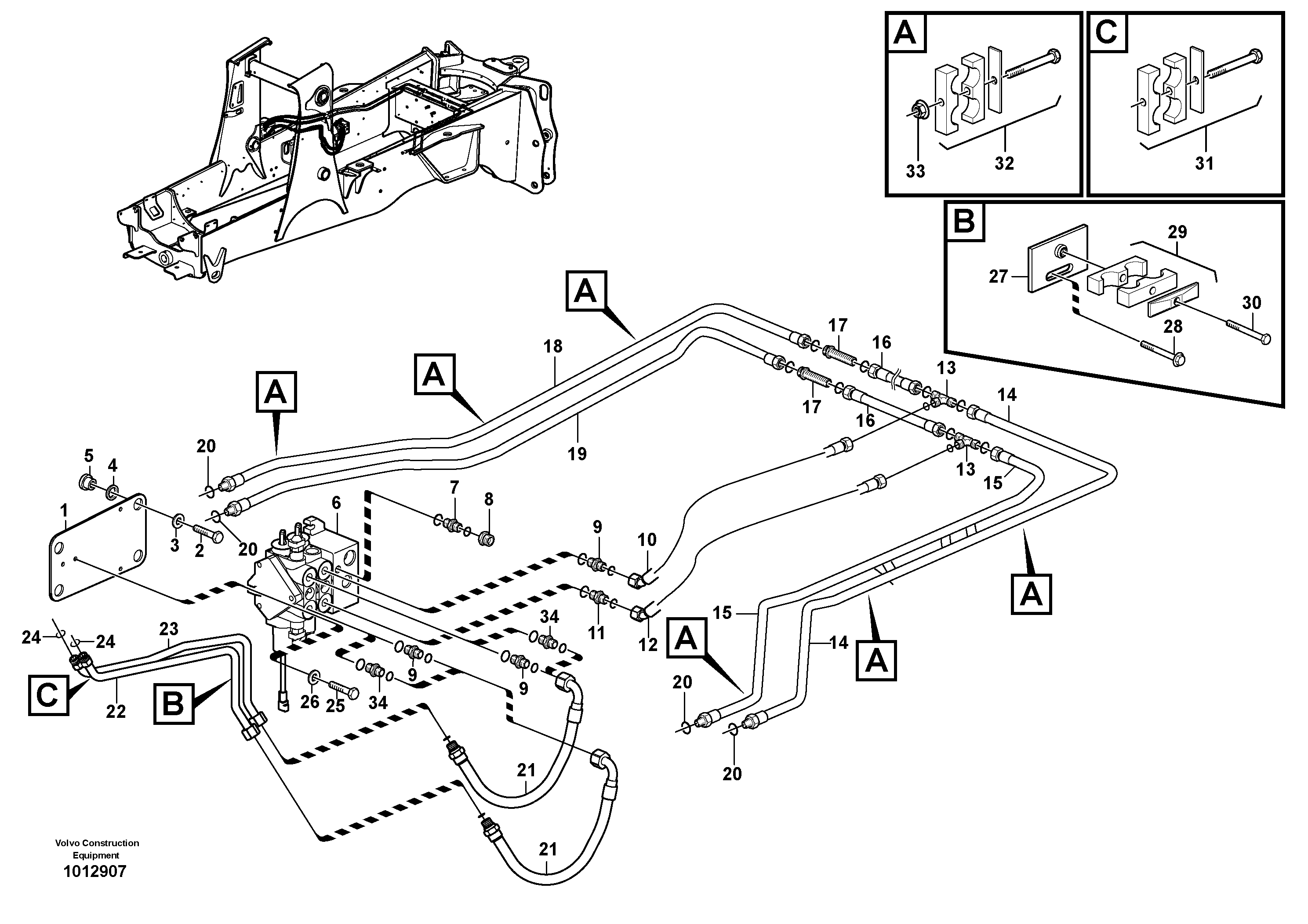 O-ring VOE9907393 VOLVO