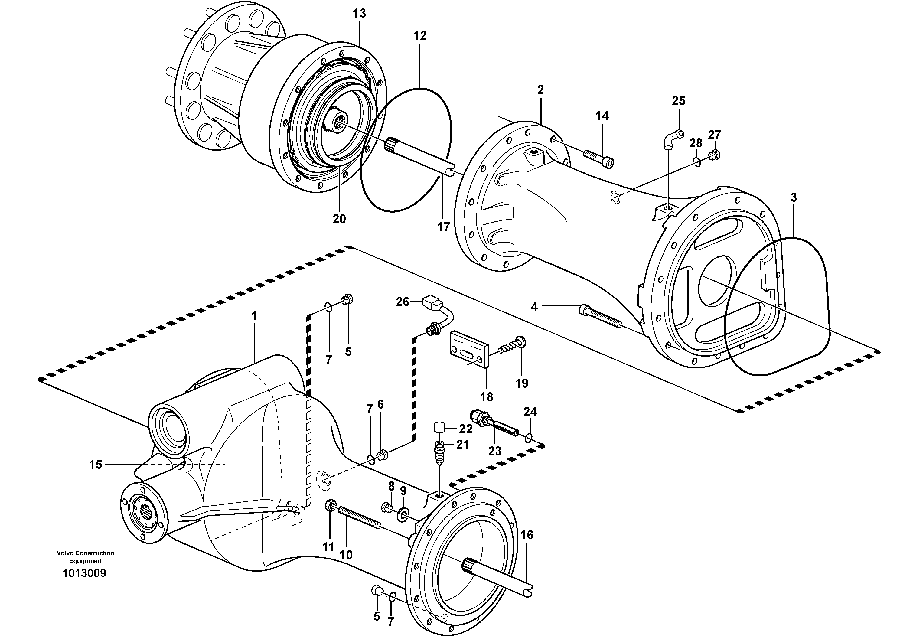 Axle Casing VOE17425846 VOLVO