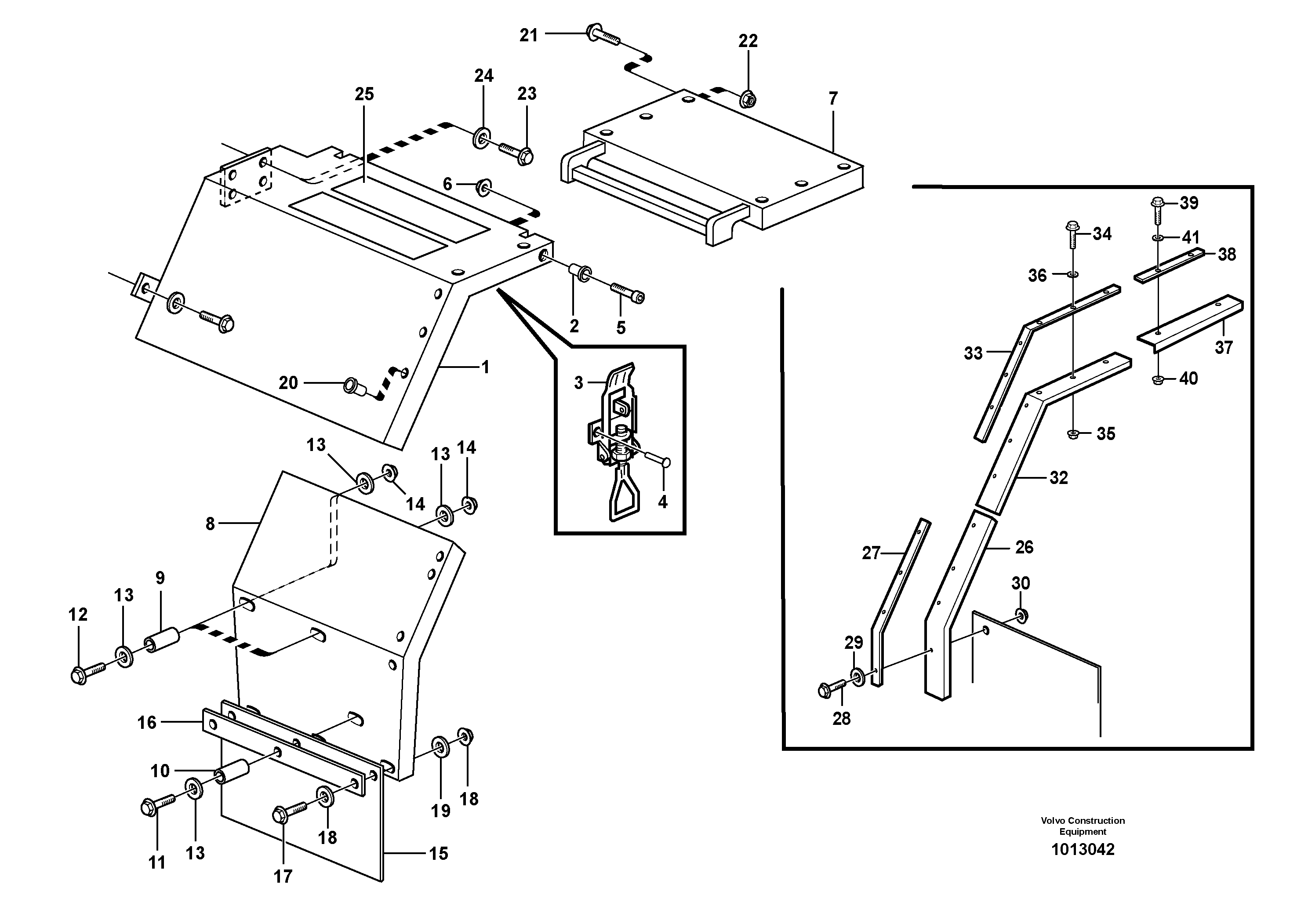 Tilt bearing VOE960141 VOLVO