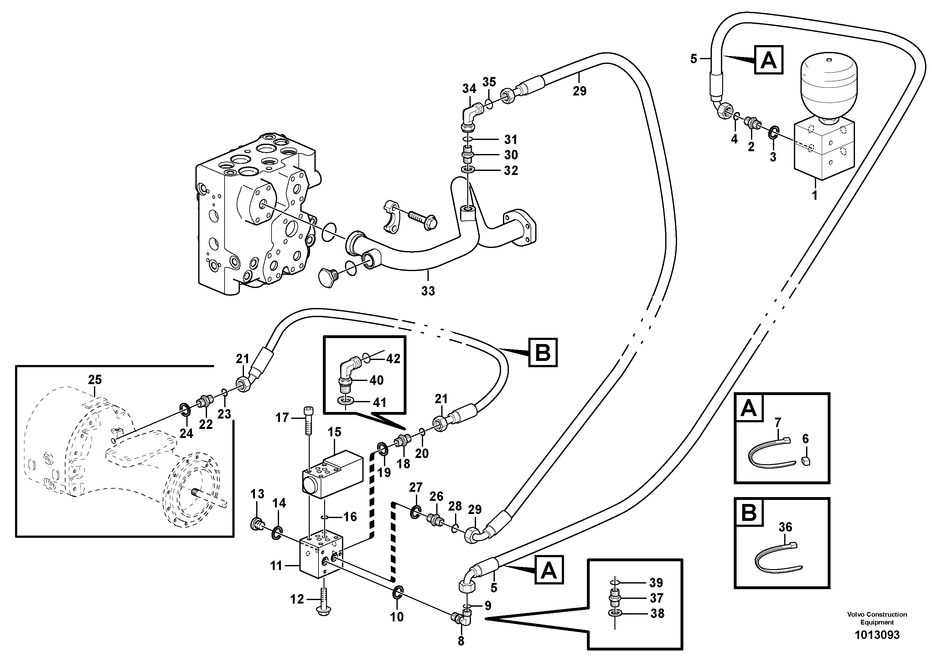 Timing gear casing VOE936655 VOLVO
