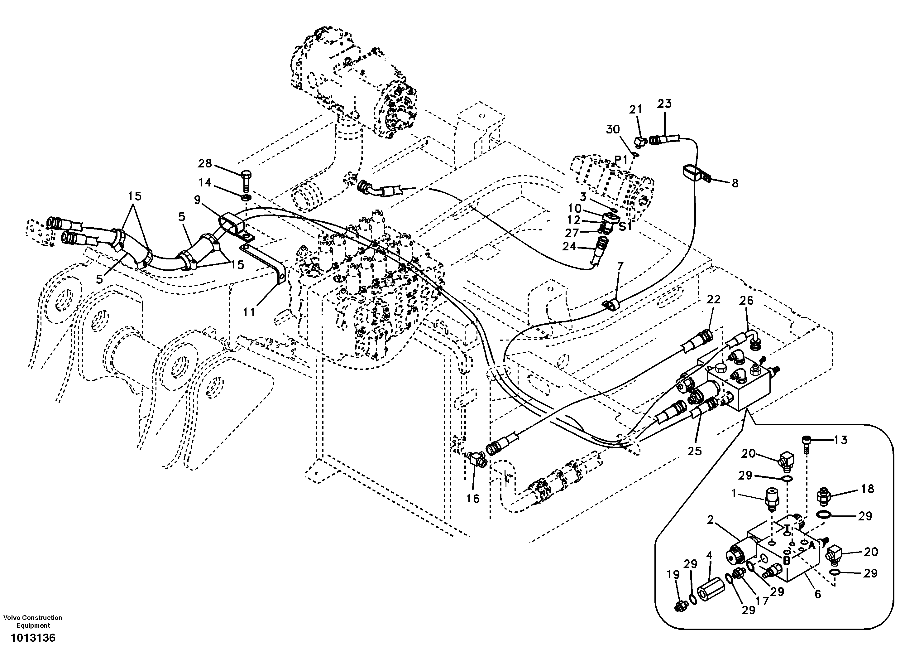 Timing gear casing SA9451-04471 VOLVO