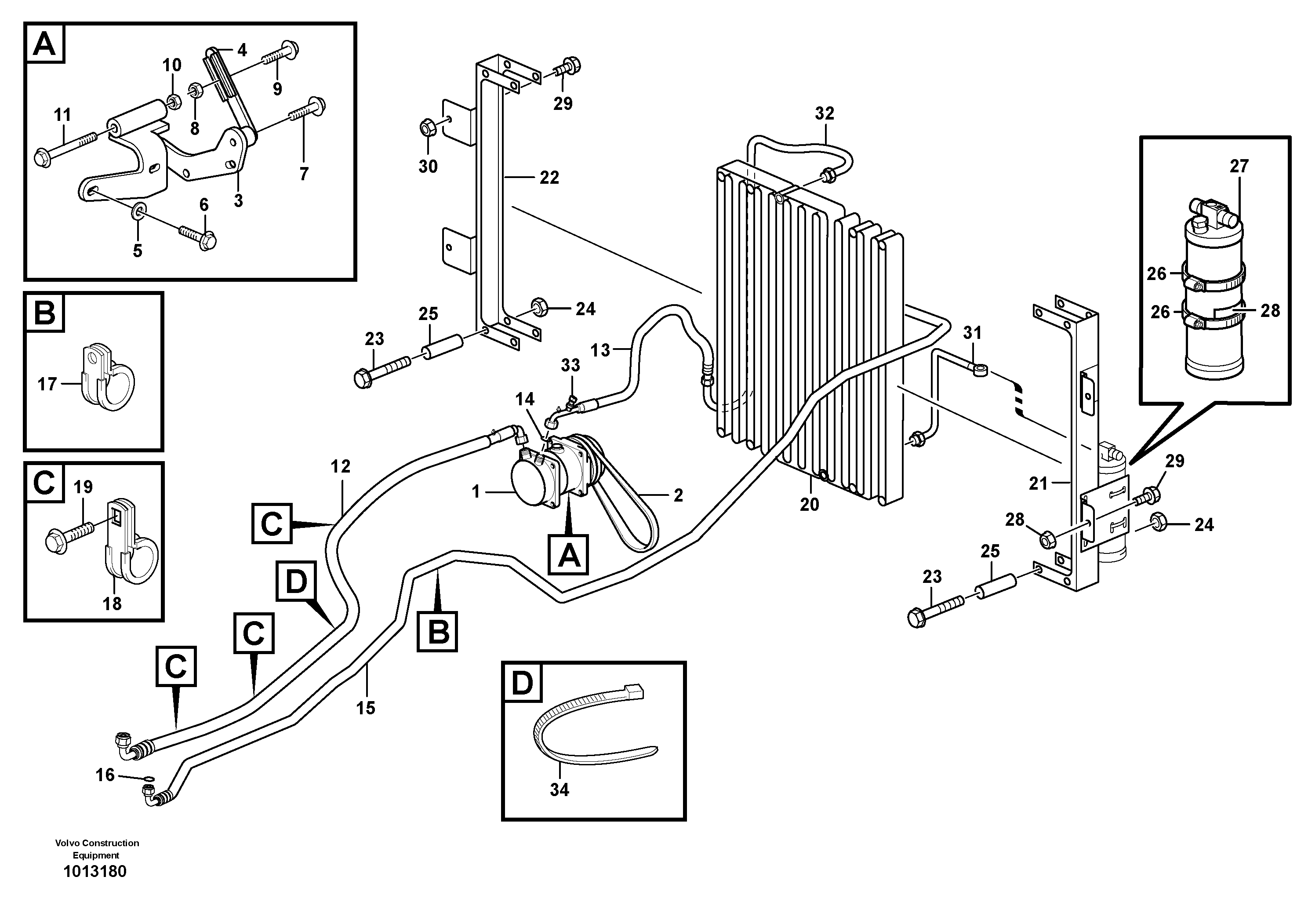 Sealing Wire VOE11886552 VOLVO