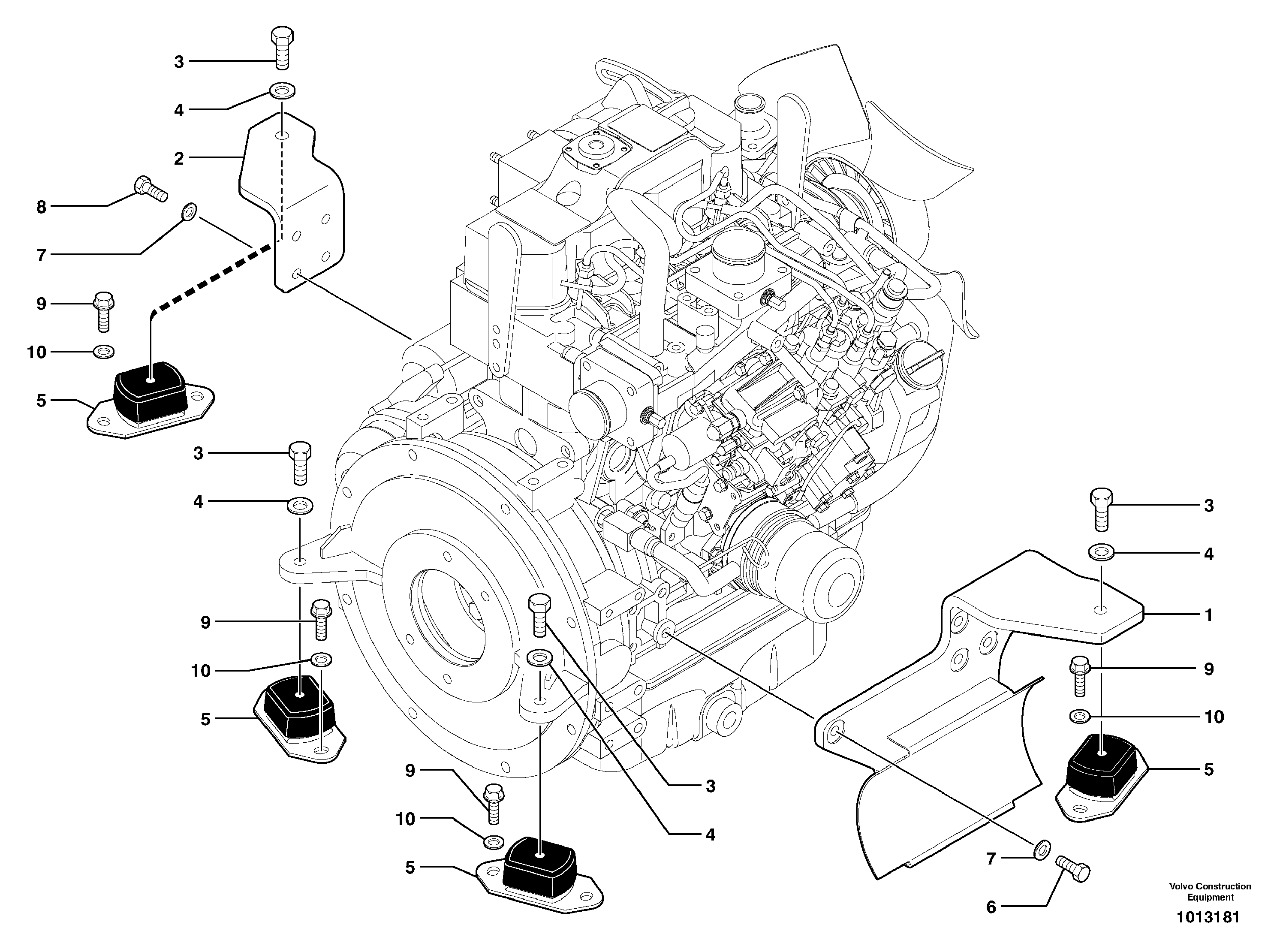 Upper Wiper VOE11801334 VOLVO