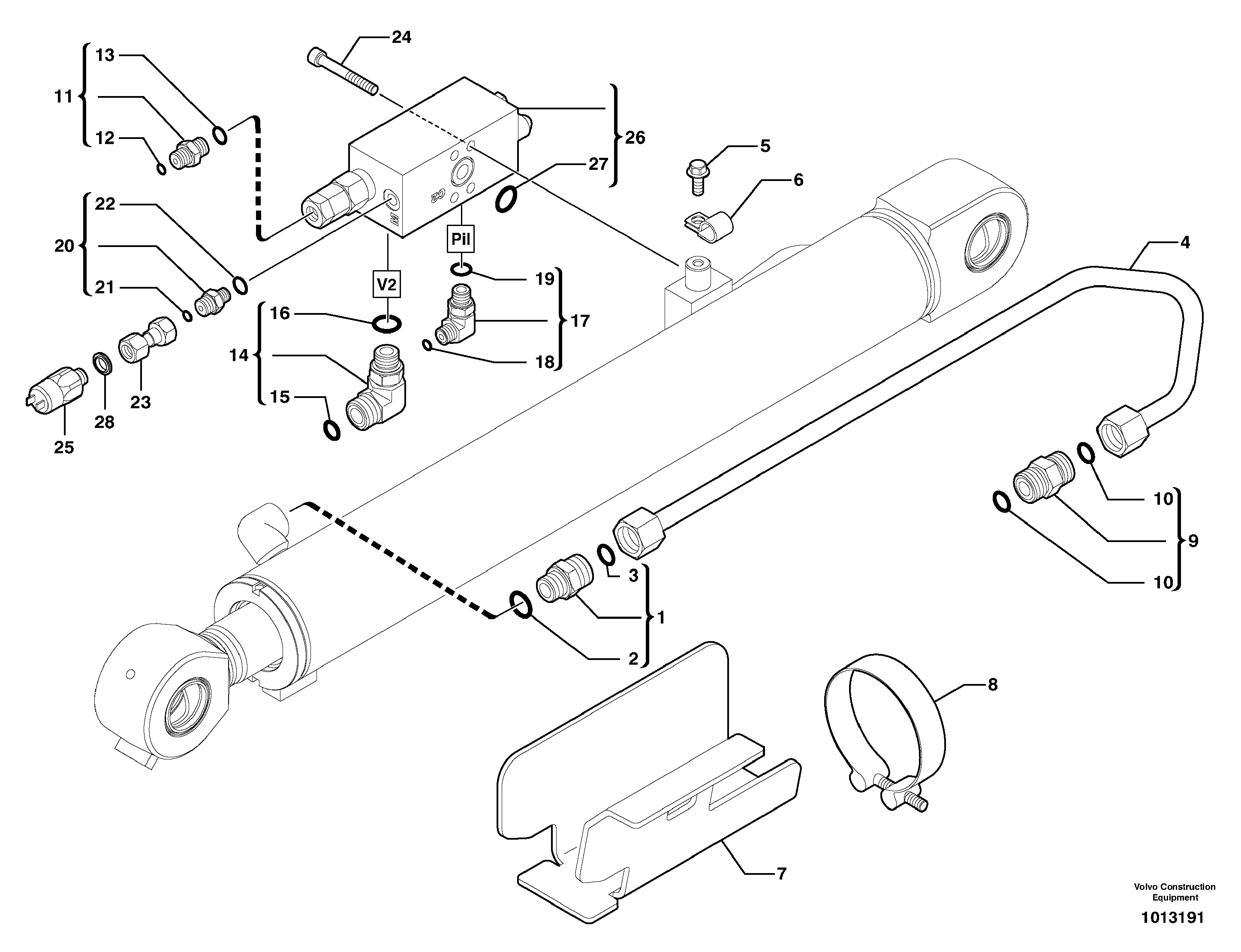 Fuel miser valve VOE11802733 VOLVO