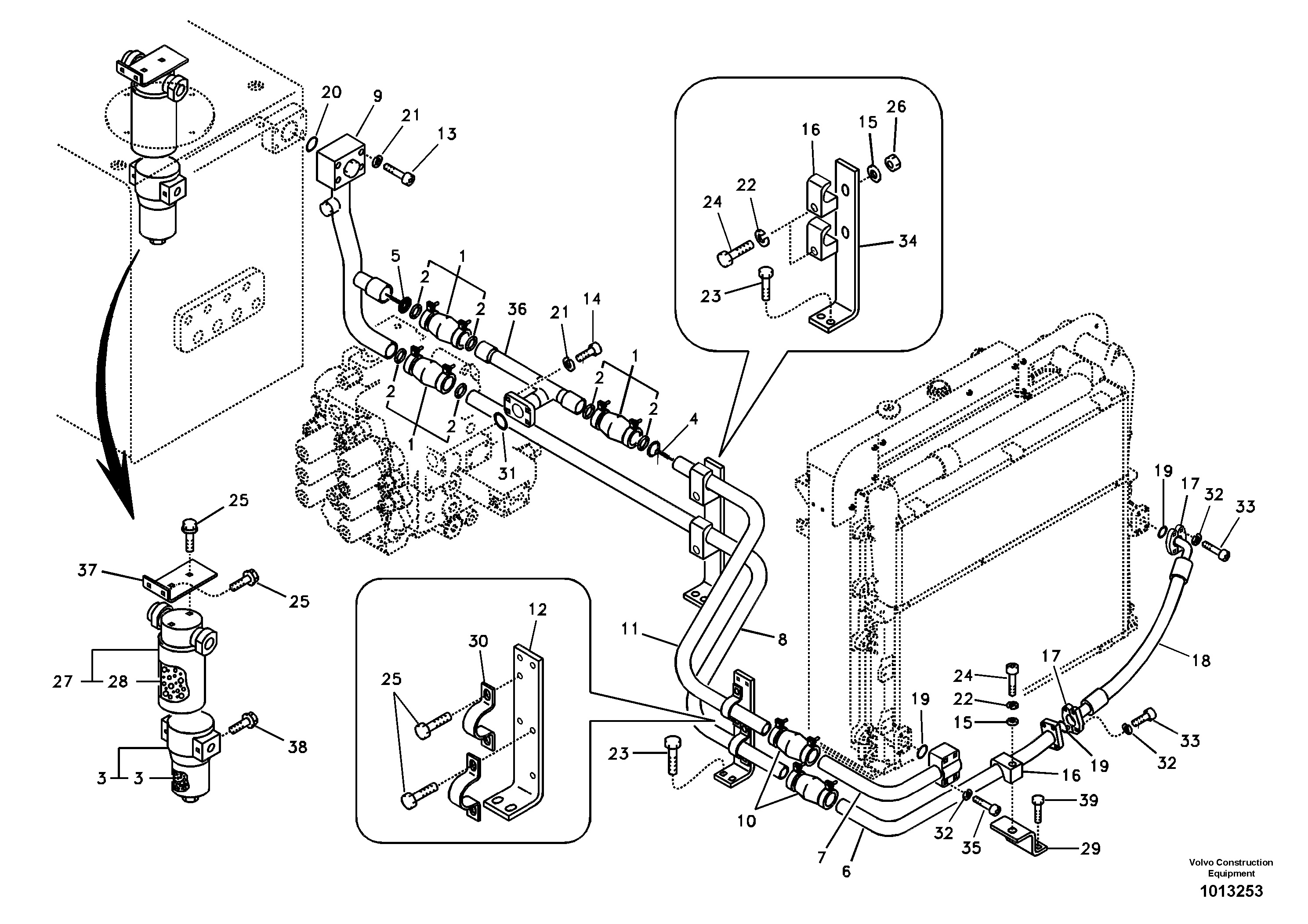 Bracket VOE14509727 VOLVO