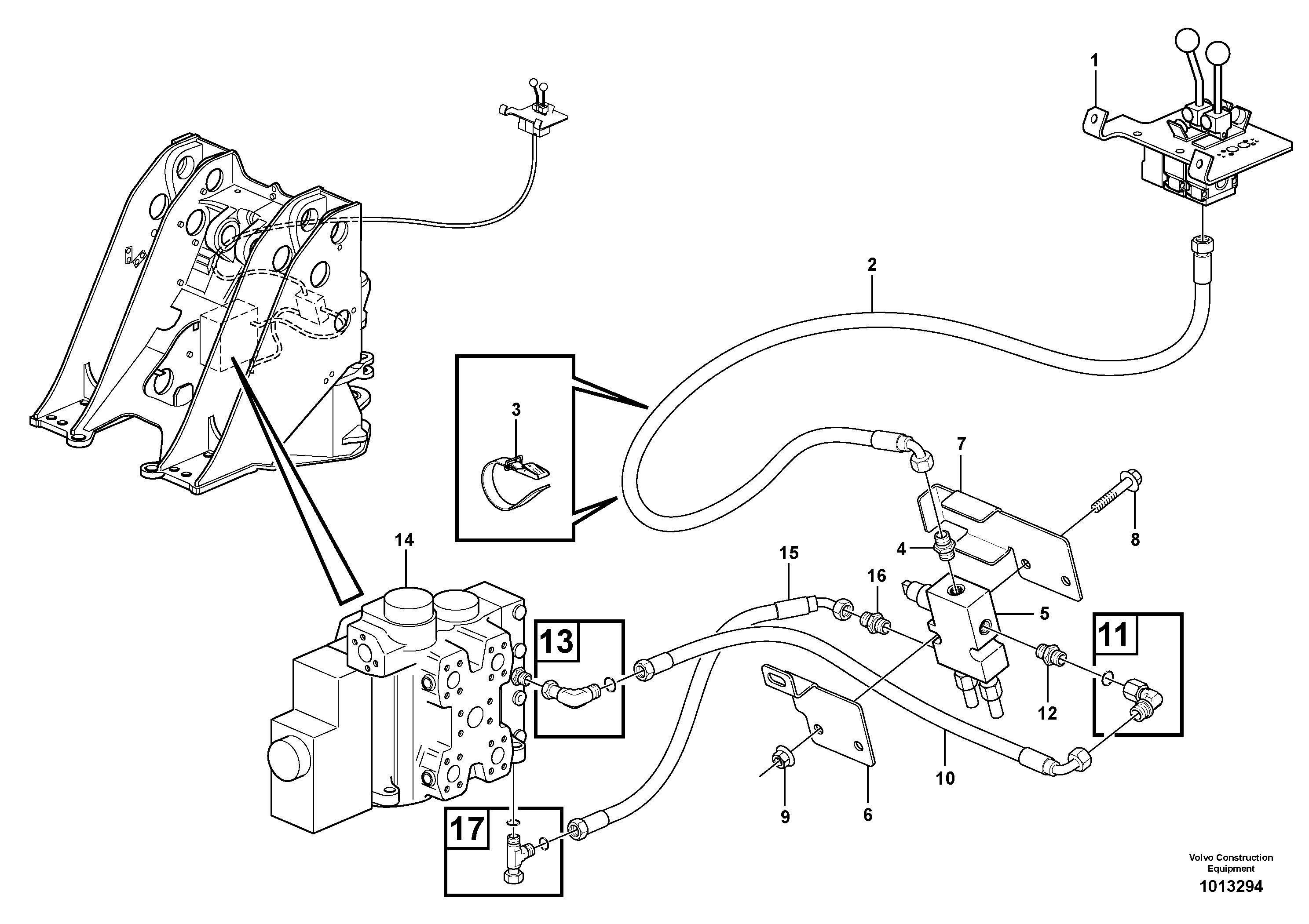 Timing gear casing VOE936792 VOLVO