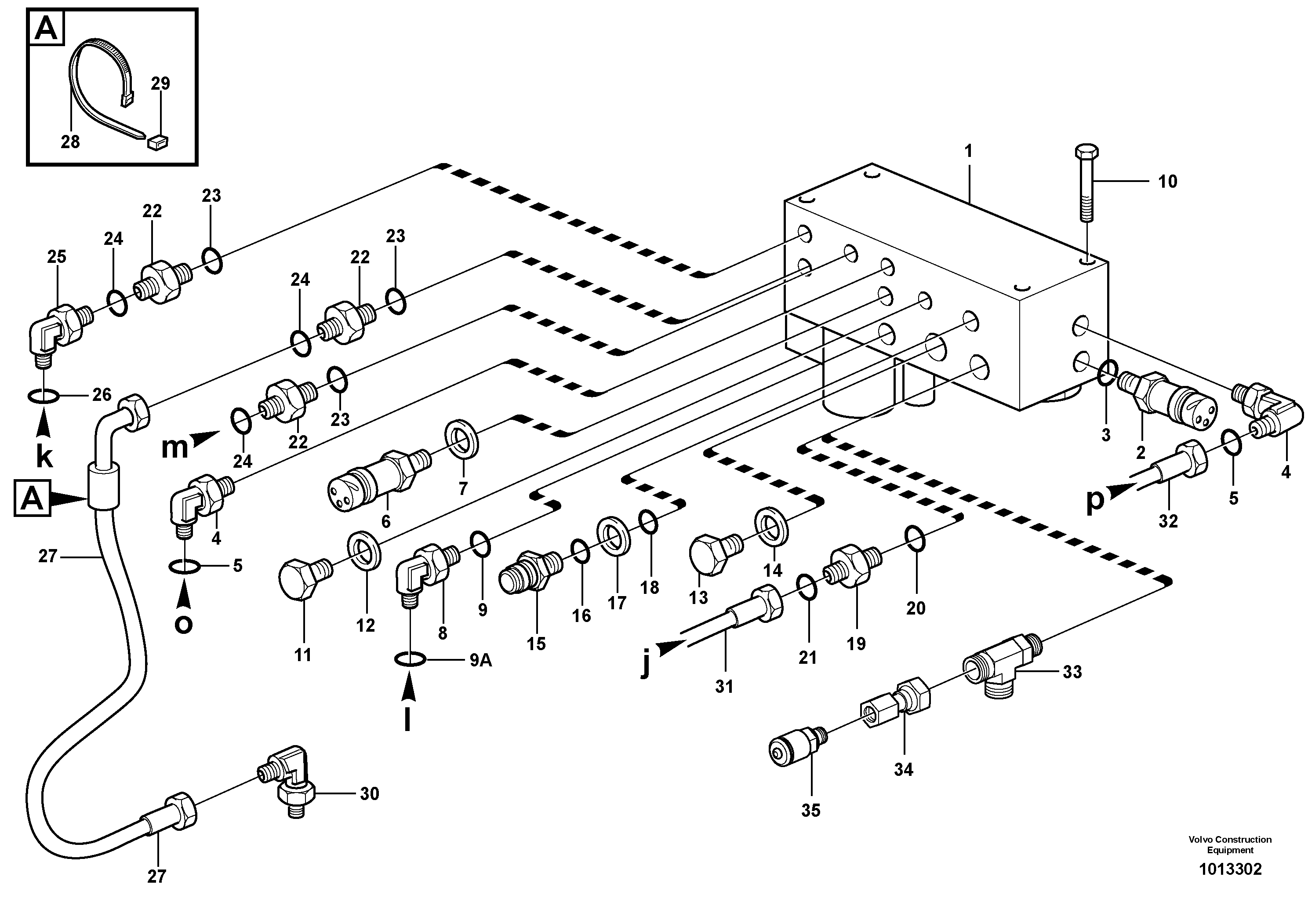 Valve Assembly, Stop VOE13933879 VOLVO