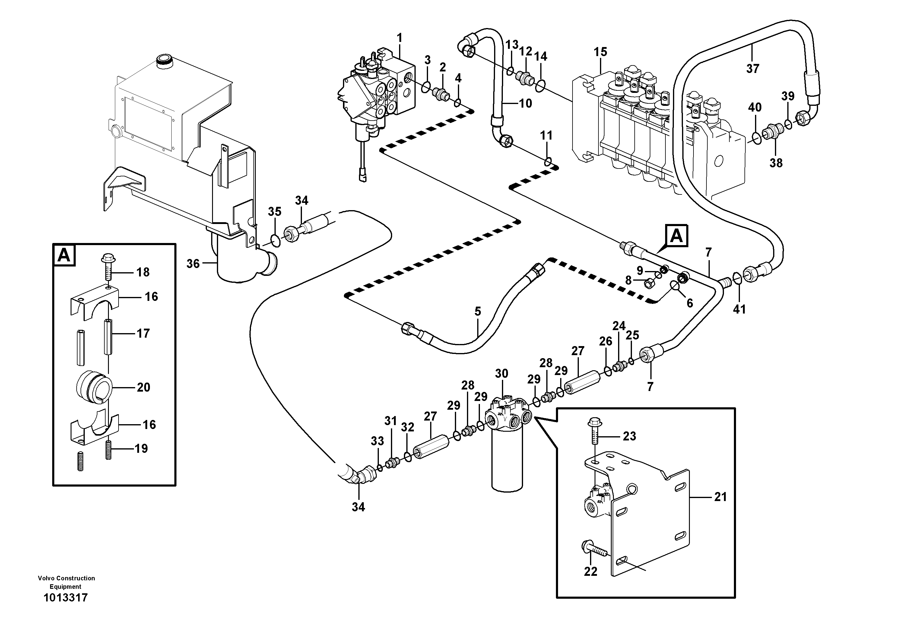 Fuel miser valve VOE11886554 VOLVO