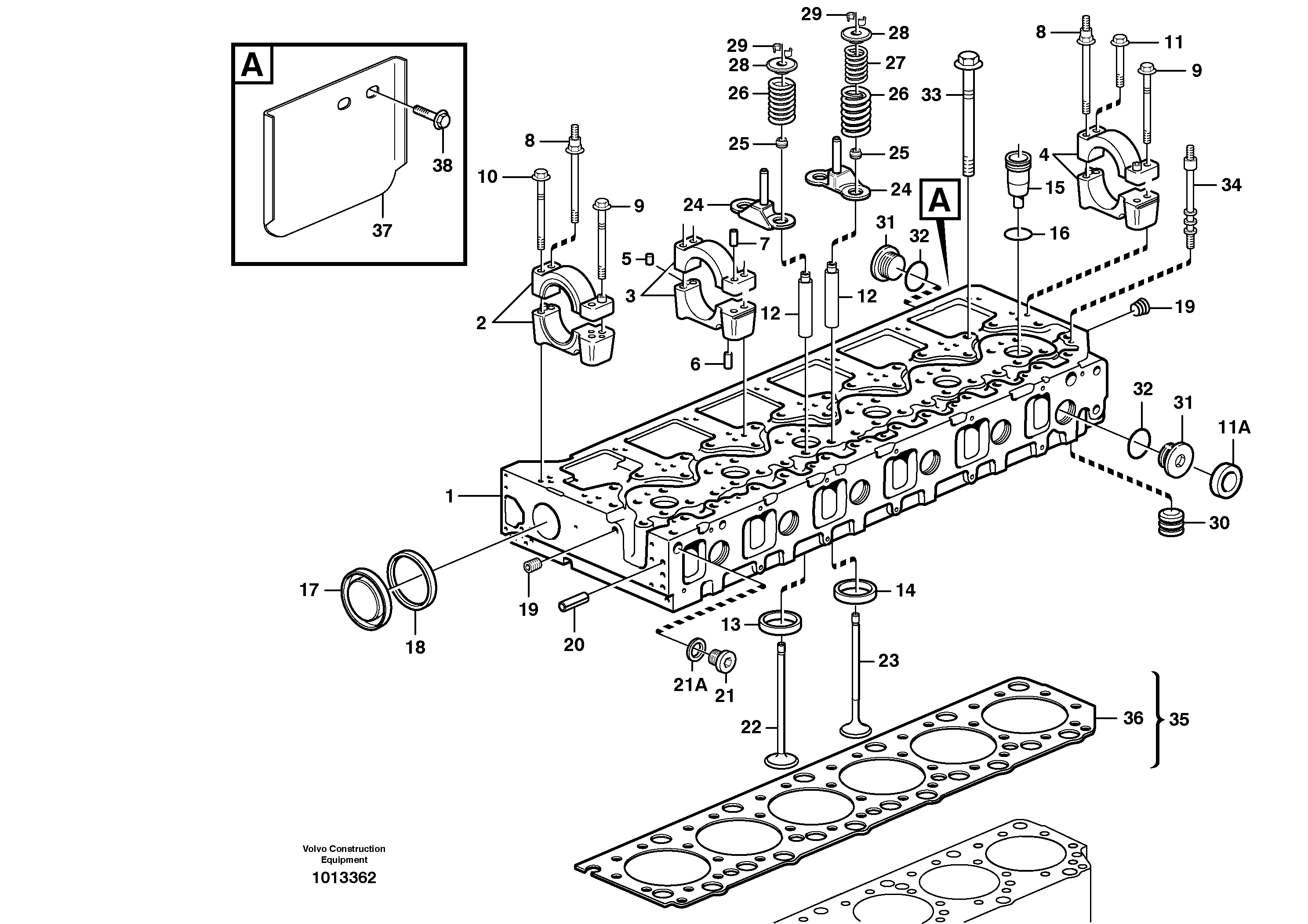 Cprsr Bracket VOE20477736 VOLVO