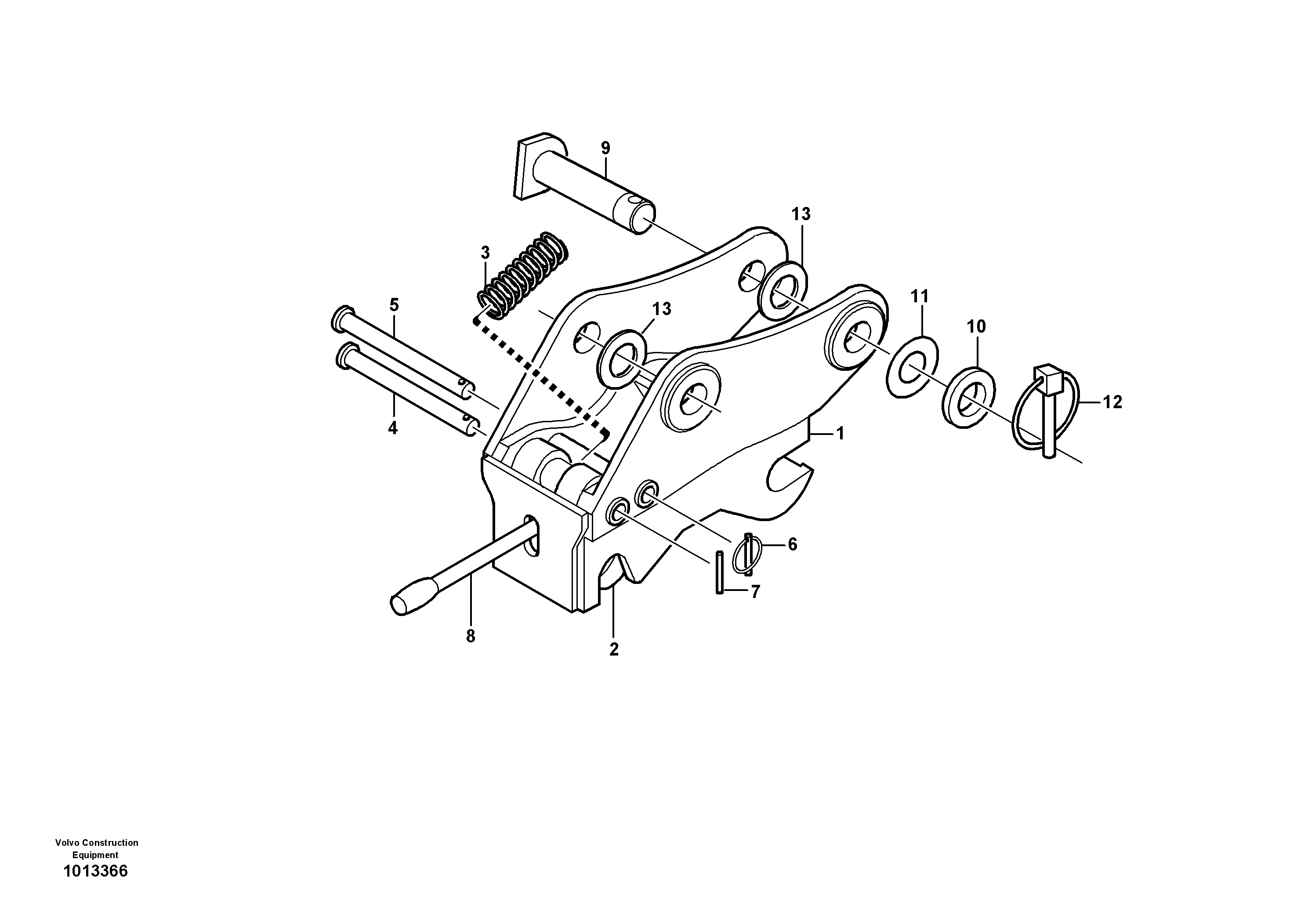 Bearing Spindle VOE11712604 VOLVO
