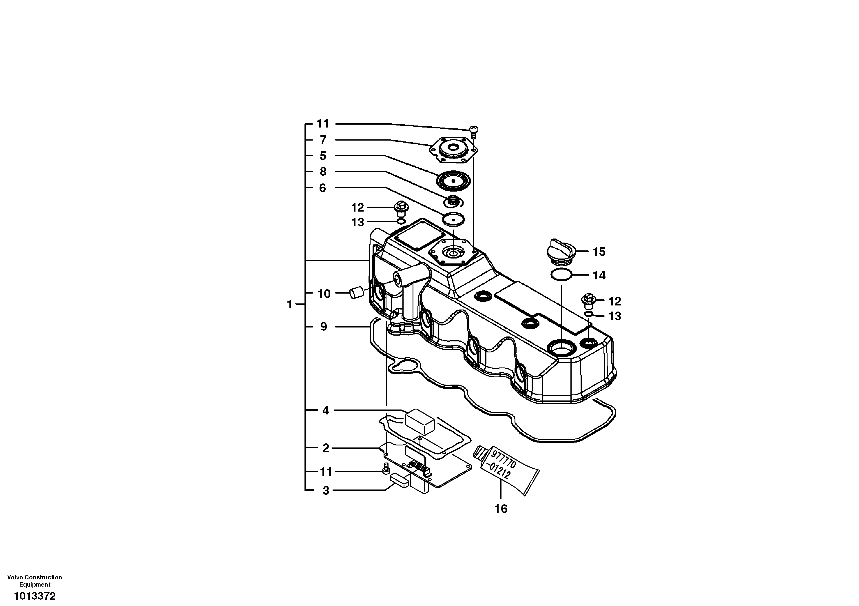 Hose coupling VOE15057748 VOLVO