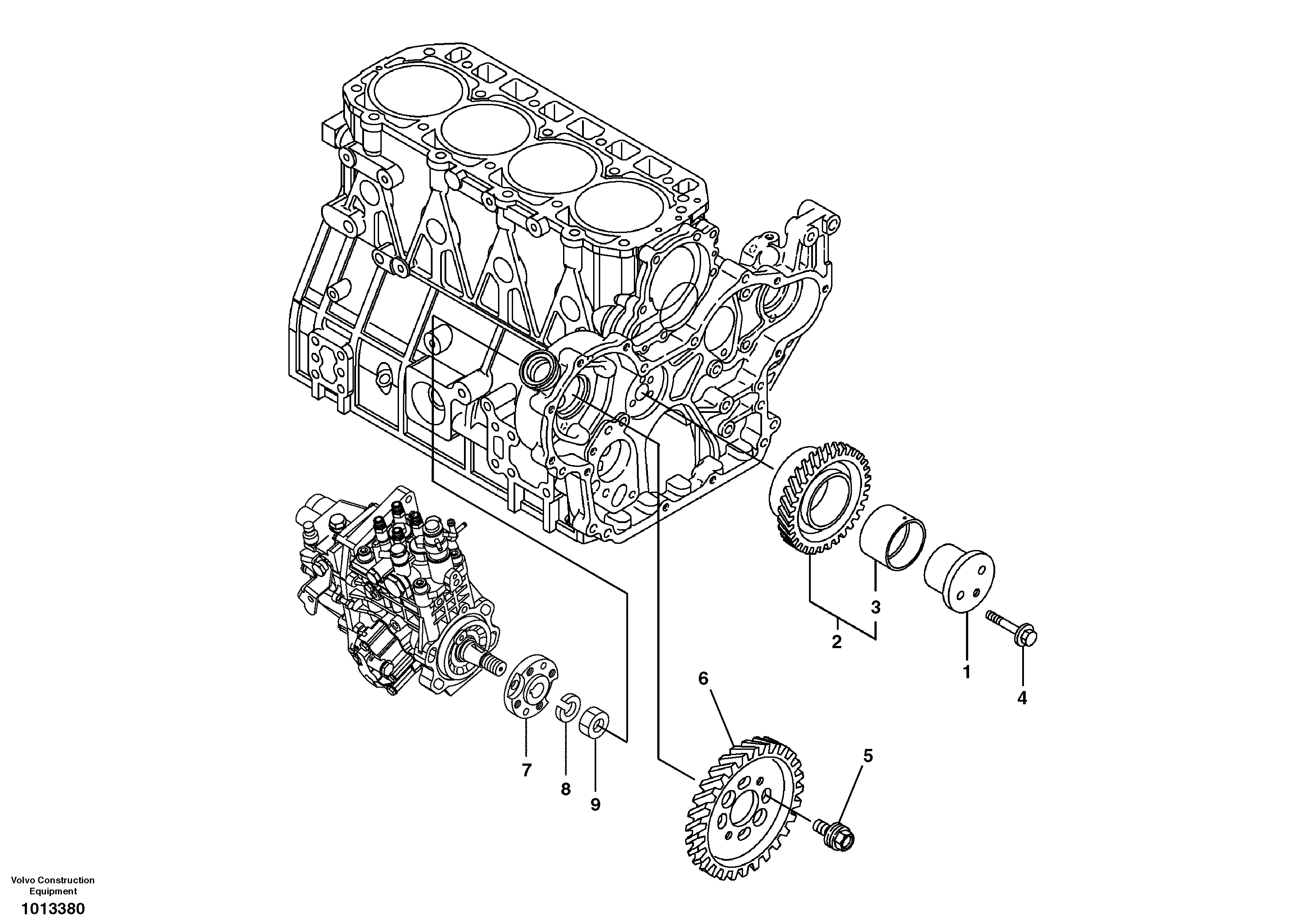 Скользящий зуб VOE11714787 VOLVO