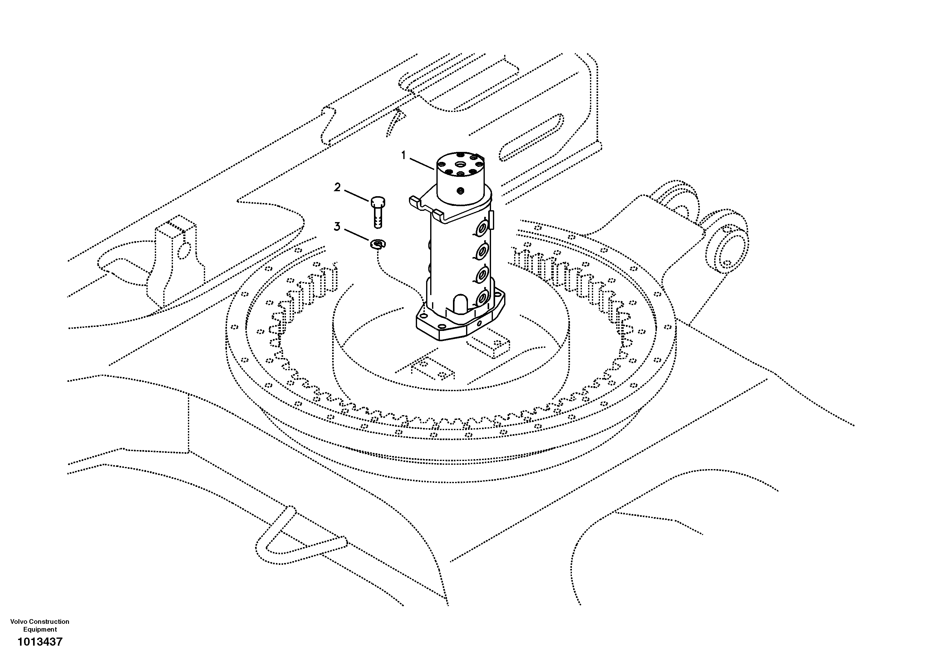 Mounting rail VOE997448 VOLVO