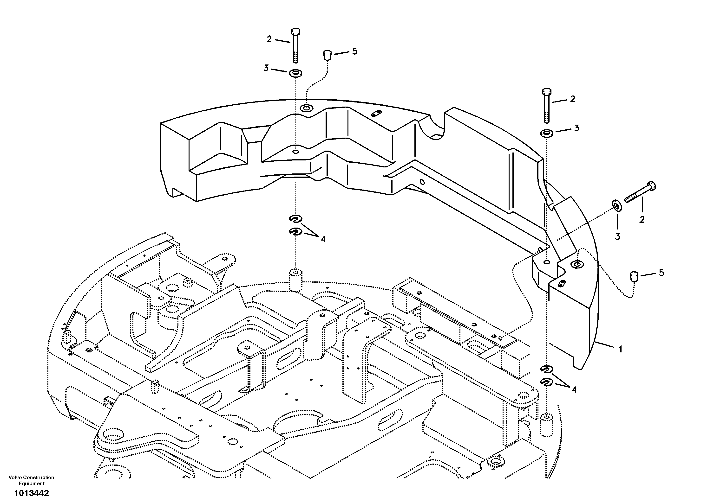 Lock Plate SA9447-02430 VOLVO