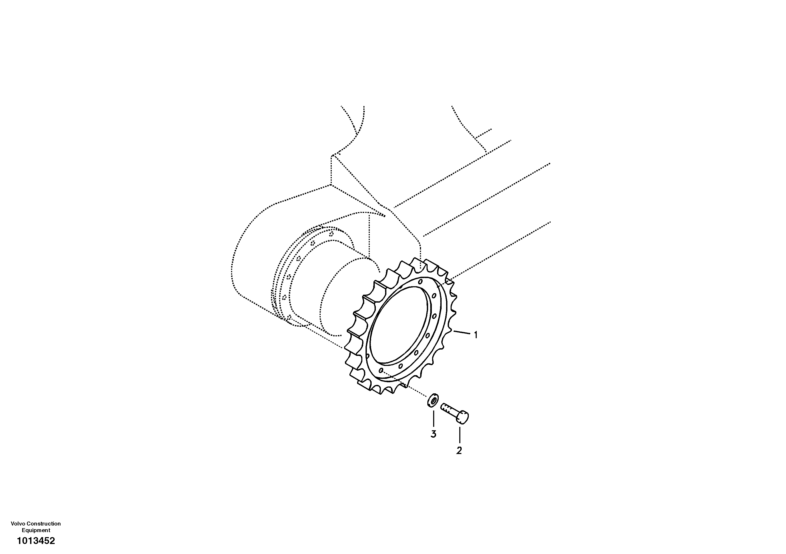 Tilt bearing VOE992055 VOLVO