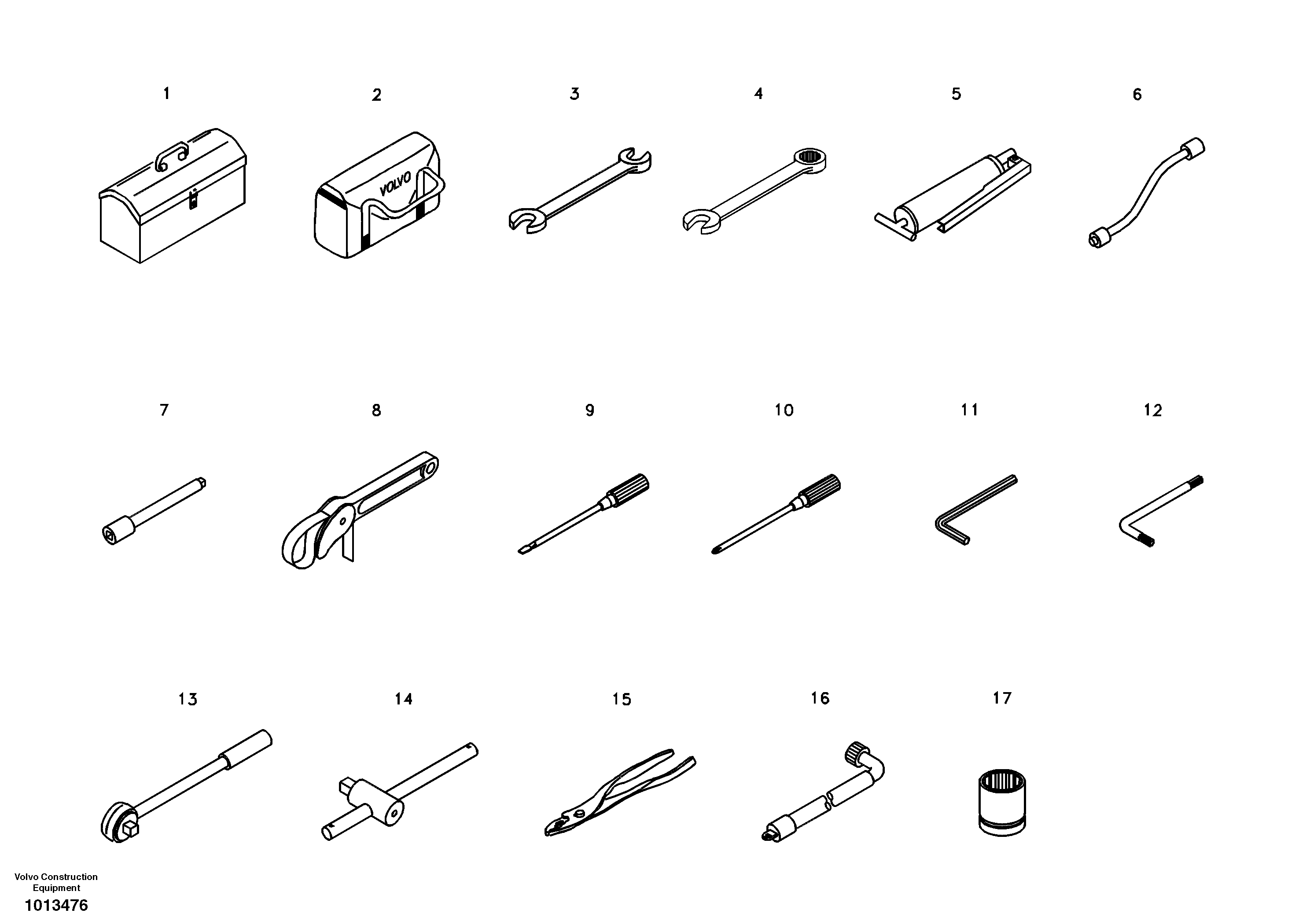 Wrench VOE44880186 VOLVO