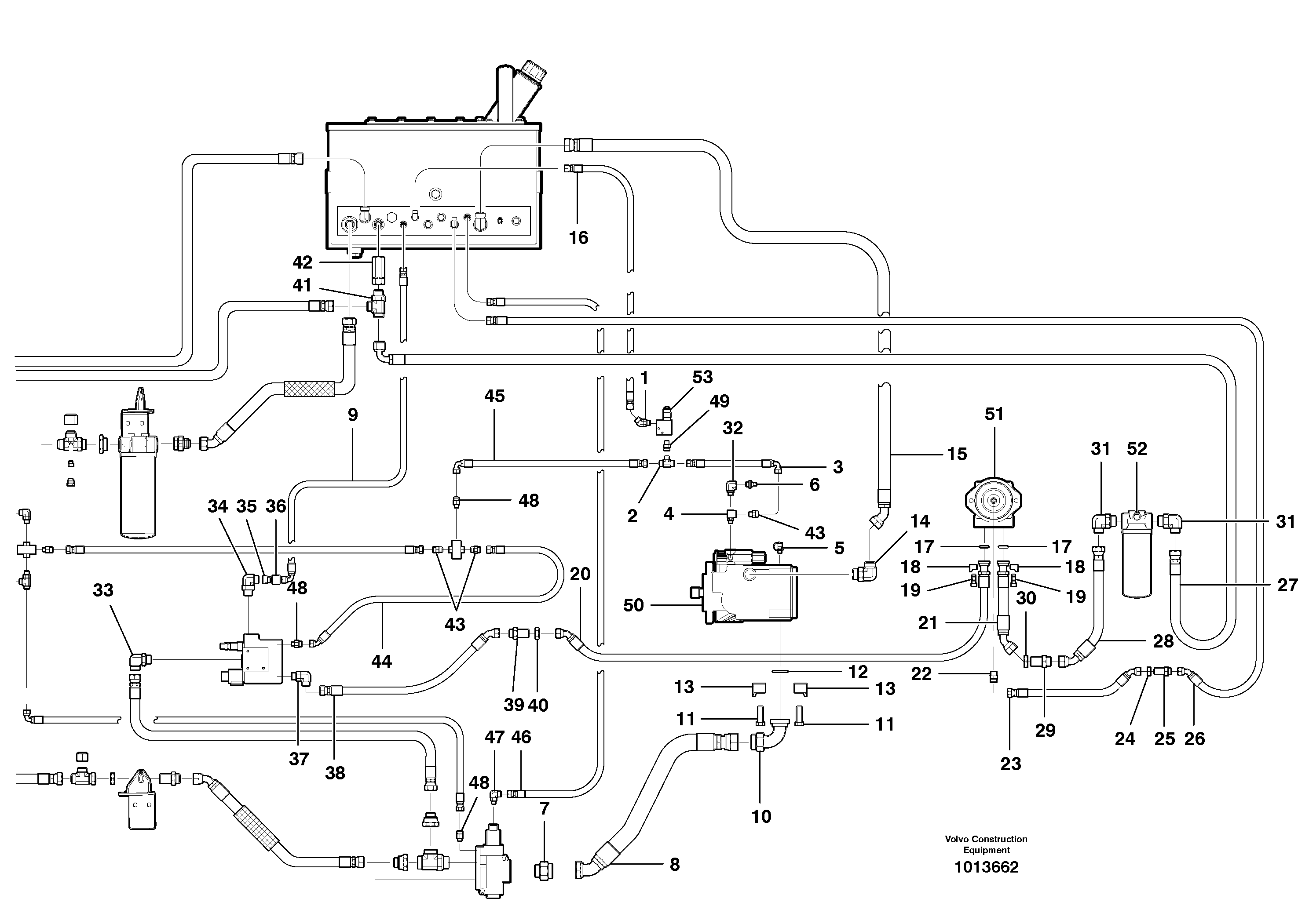 Timing gear casing VOE12726596 VOLVO